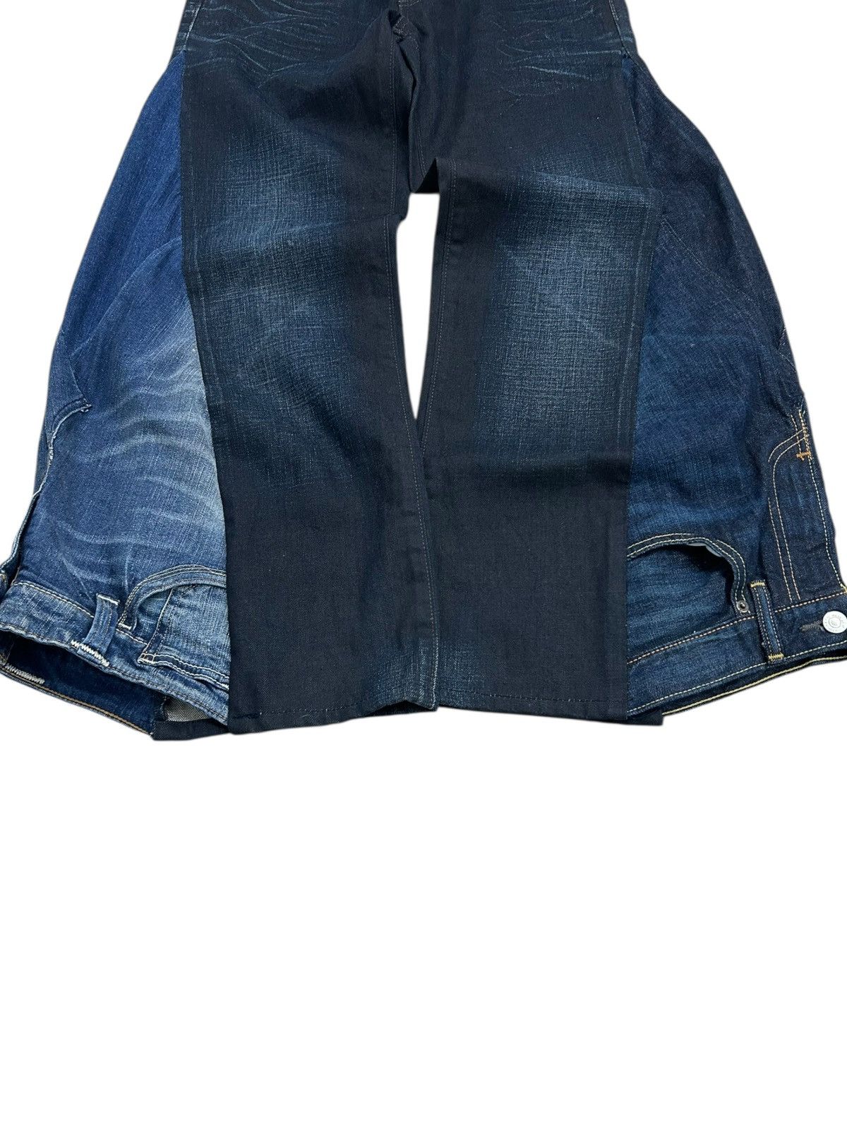 Levi's Y2k Levis Rework Upcycled Wide Leg Jeans Size US 29 - 3 Thumbnail