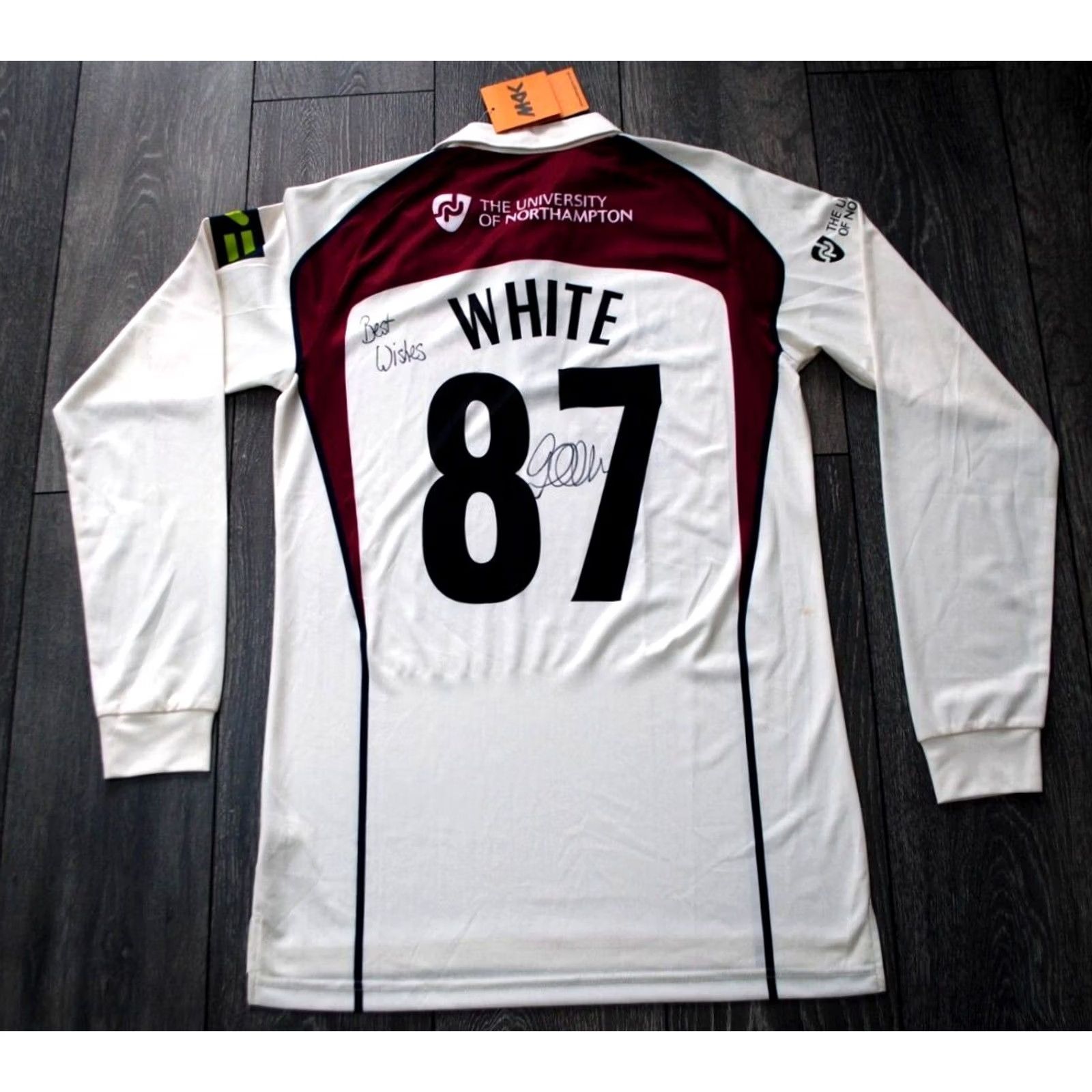 Vintage VINTAGE NORTHAMPTONSHIRE COUNTY CRICKET CLUB LONGSLEEVE SHIRT JERSEY WHITE SIGNED M Mens M BNWT Size US M / EU 48-50 / 2 - 2 Thumbnail