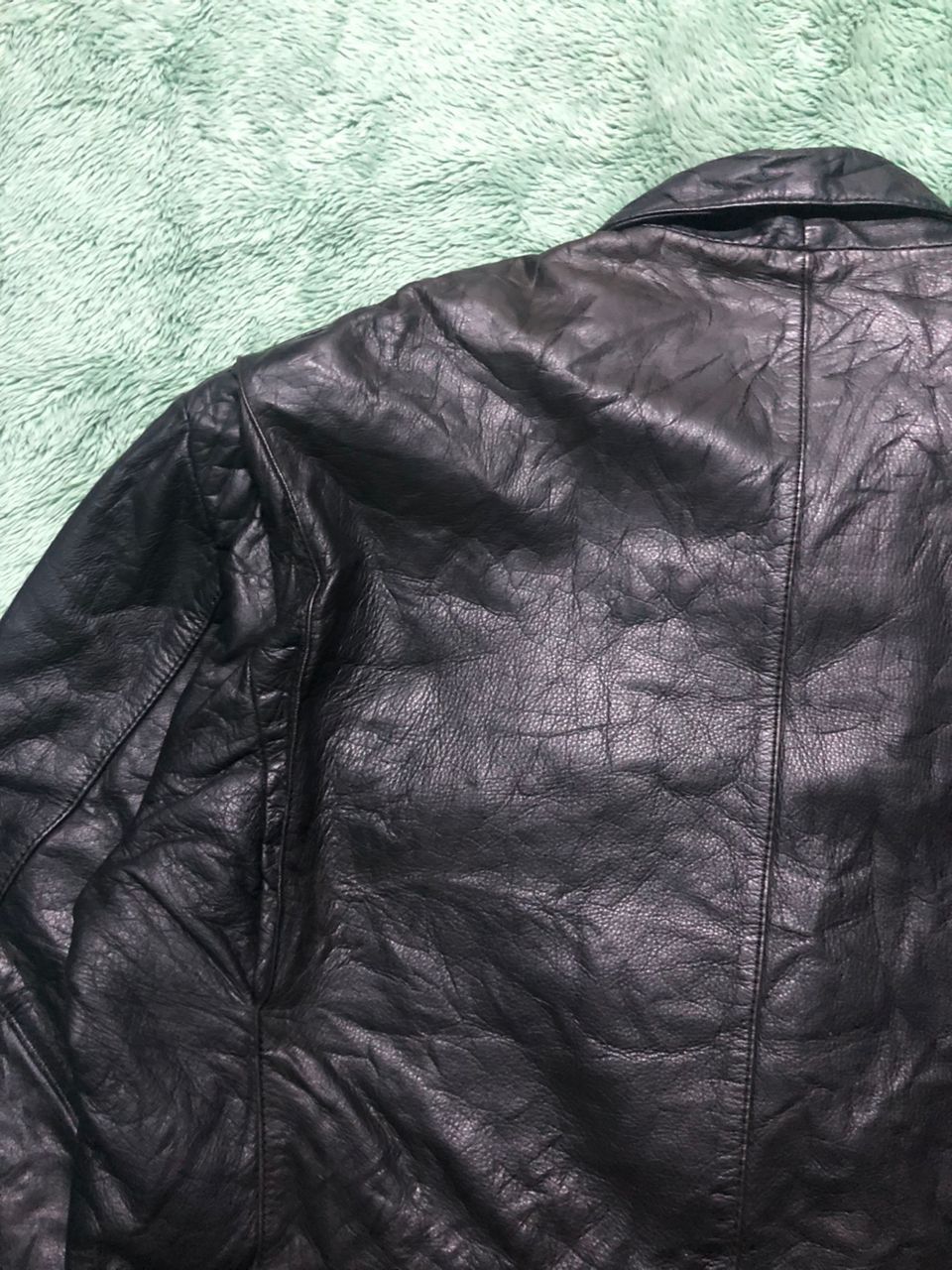 Issey Miyake VTG PARACHUTE CARGO COWHIDE LEATHER JACKET D HOMME AHOMME Size US L / EU 52-54 / 3 - 9 Thumbnail