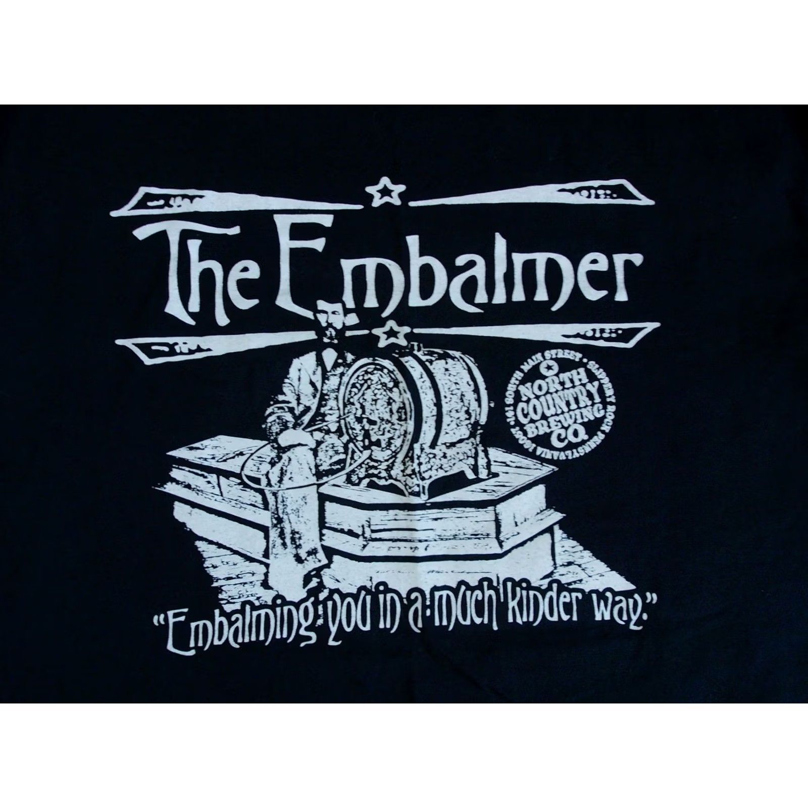 Gildan North Country Brewing Shirt Mens XL THE EMBALMER Beer Barleywine SLIPPERY ROCK t Size US XL / EU 56 / 4 - 5 Thumbnail