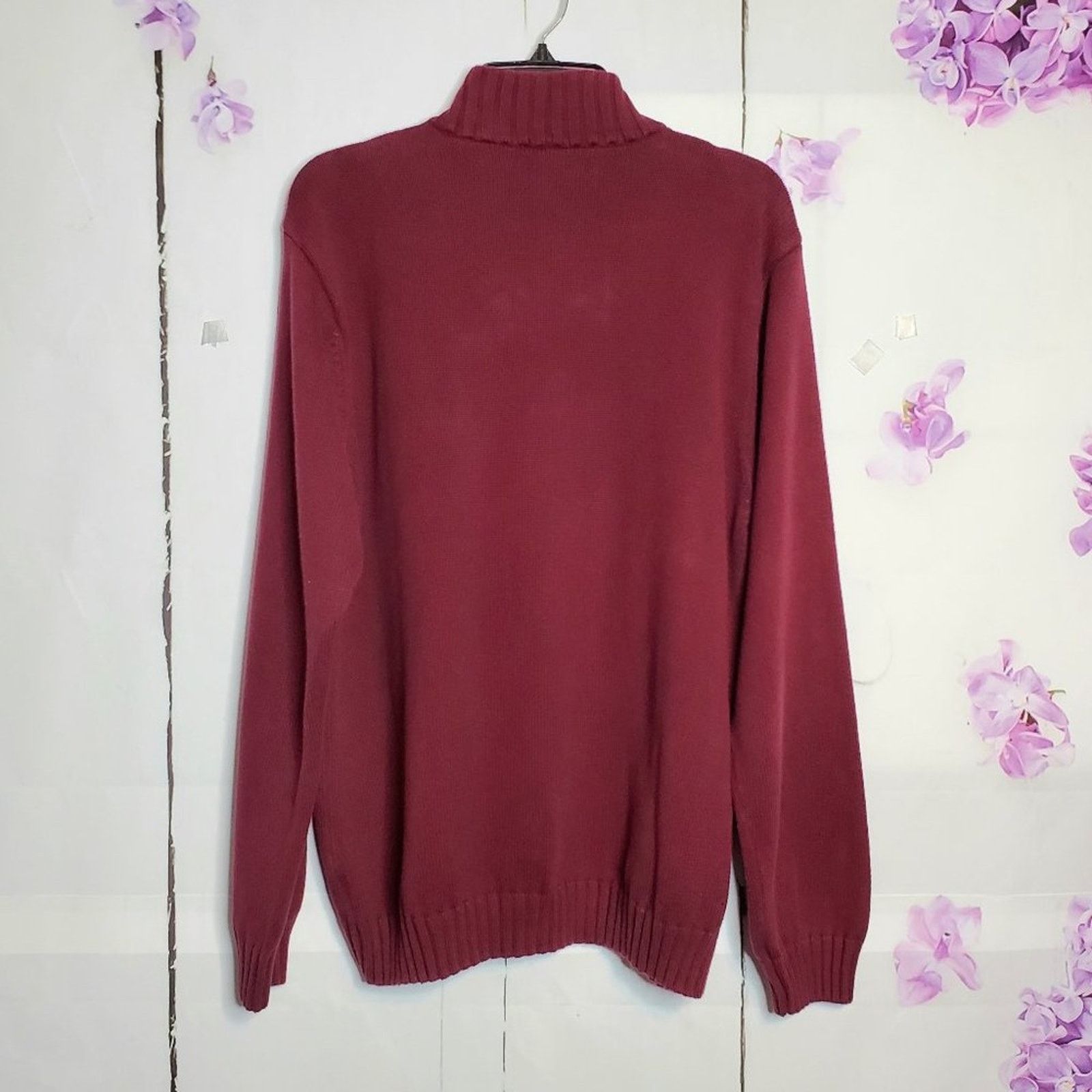 Chaps Chaps Button-Mock Heavyweight Knit Sweater L Size US L / EU 52-54 / 3 - 3 Thumbnail