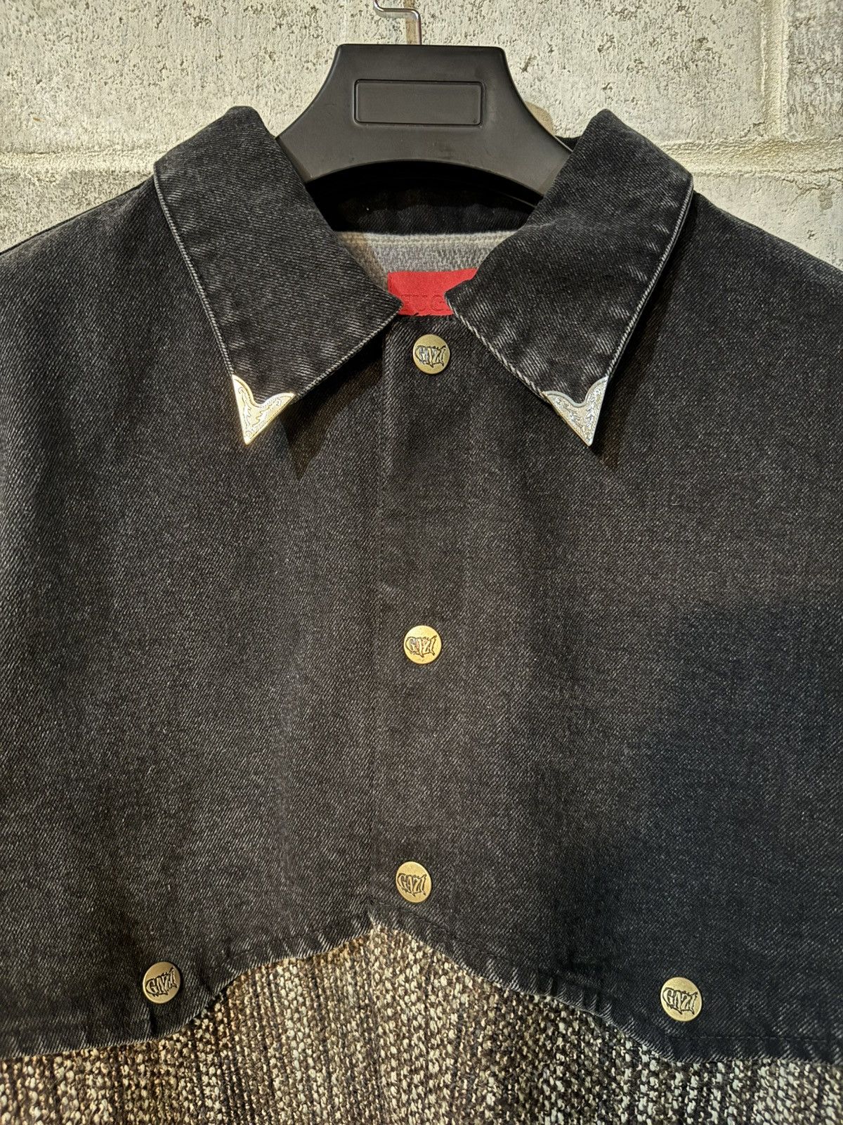 Fugazi Fugazi Black Western Snap Denim Jacket Size US S / EU 44-46 / 1 - 2 Thumbnail