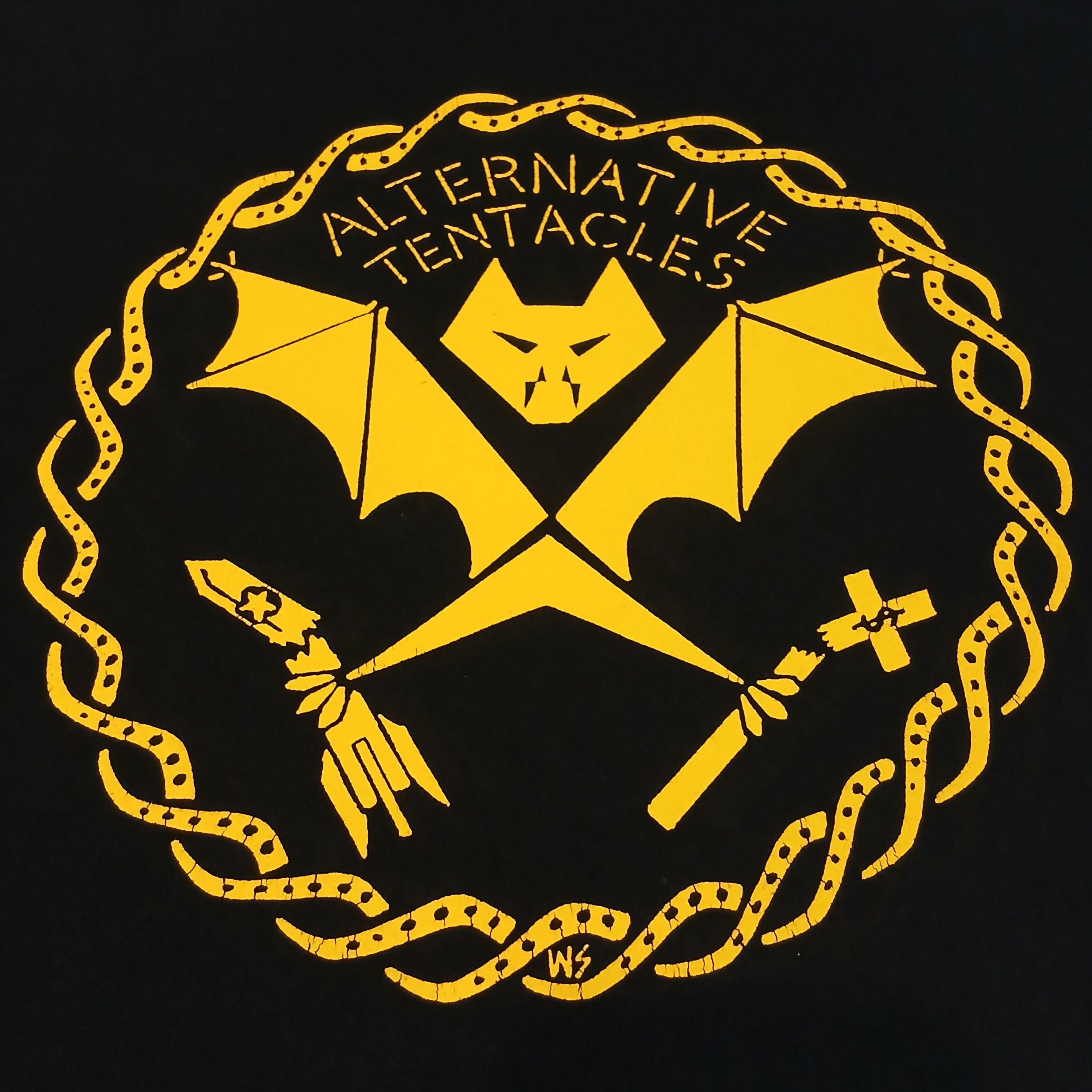 Fruit Of The Loom Vtg 90s Alternative Tentacles Long Sleeve Logo Tee Size XL Size US XL / EU 56 / 4 - 4 Thumbnail
