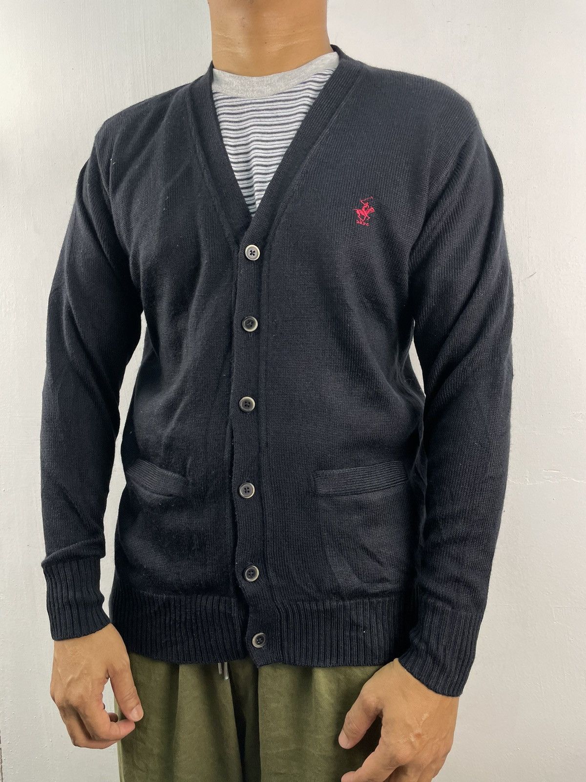 Beverly Hills Polo Club × Vintage Vintage Beverly Hills Polo Club Cardigan Jacket Size US L / EU 52-54 / 3 - 2 Thumbnail