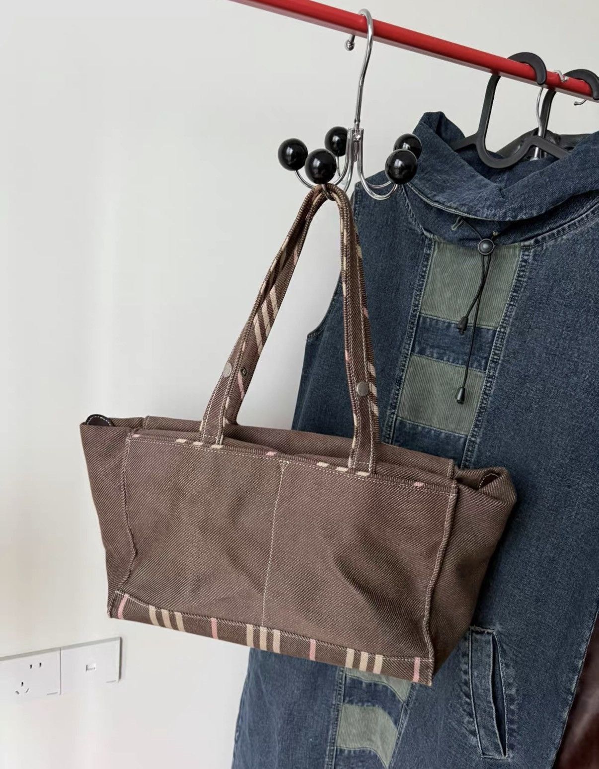 Burberry Burberry Vintage Checkered Shoulder & Hand Bag J36 Size ONE SIZE - 2 Thumbnail