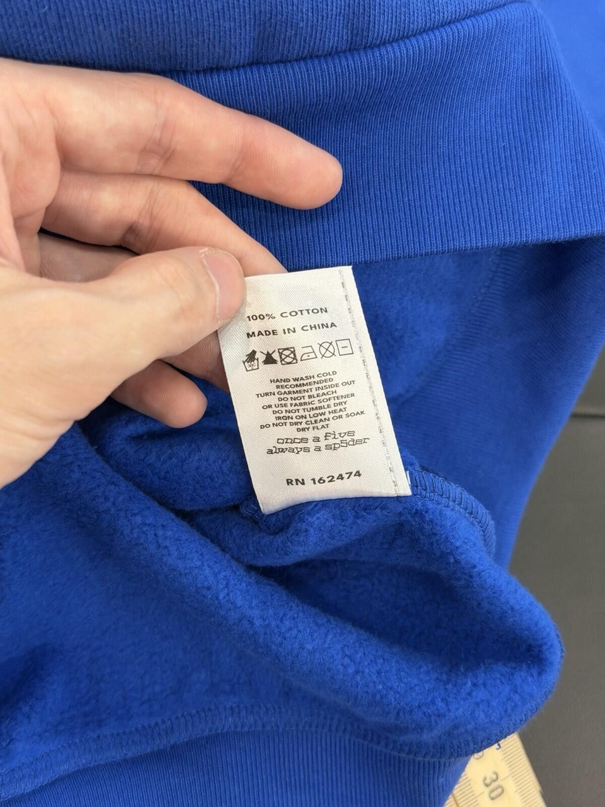 Sp5der Sp5der Stone Hoodie Size (Medium) 2026 Blue VVS Size US M / EU 48-50 / 2 - 10 Thumbnail