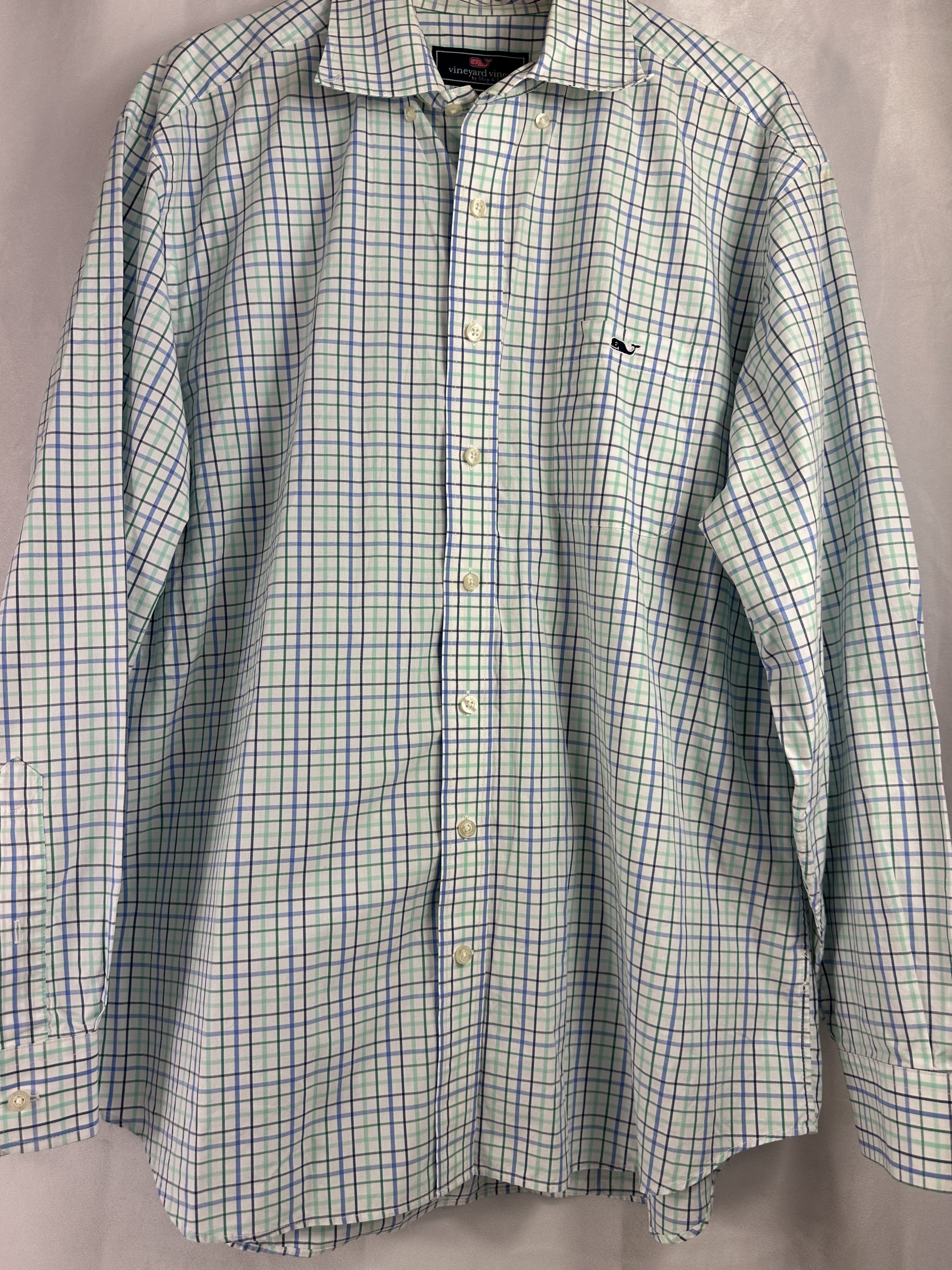 Vineyard Vines Vineyard Vines Tucker Shirt Men's XL Plaid Button Down Size US XL / EU 56 / 4 - 3 Thumbnail