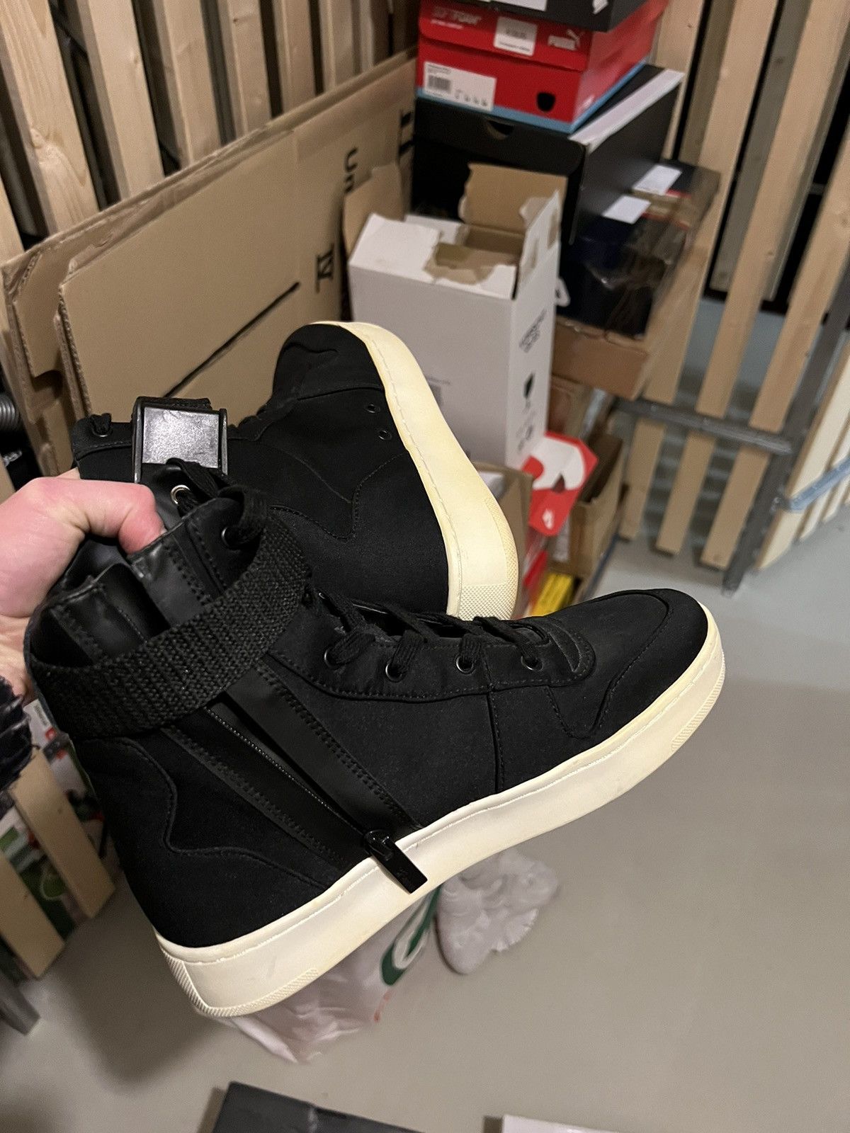 Zara fear of god boots