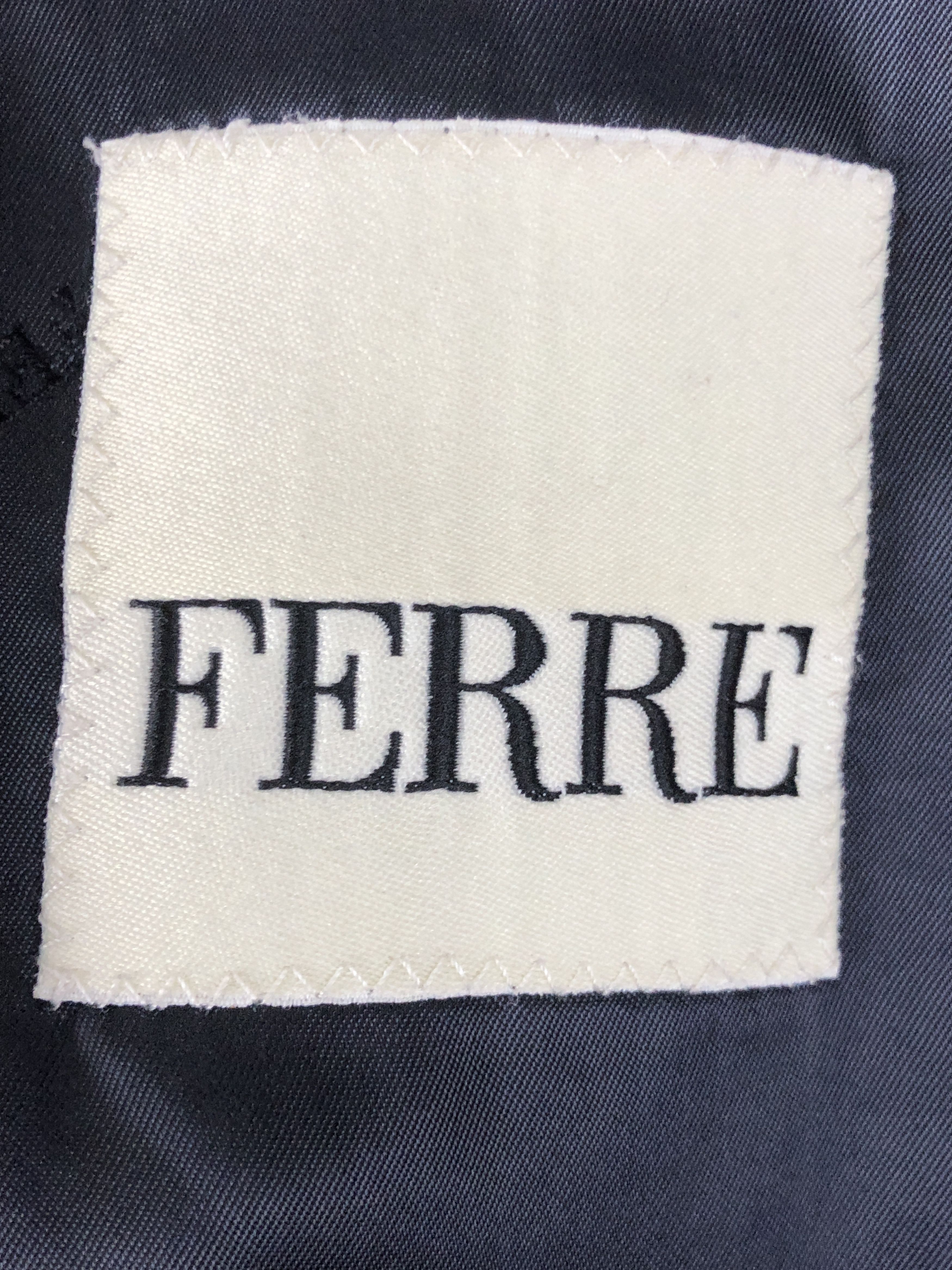 Ferre × Gianfranco Ferre Gainfranco Ferre Vintage Men's Suit Blazer Wool Jacket Size 50R - 6 Thumbnail