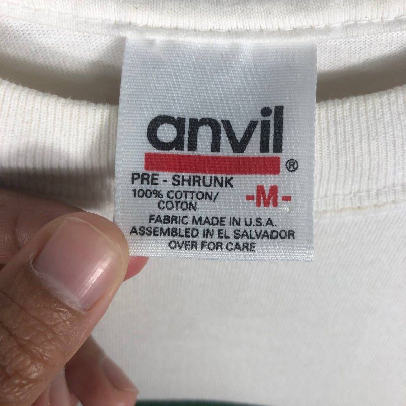 Anvil × Bape × Vintage Vintage " Anvil" Ape Shall Never Kill Ape Men T-shirt Size US M / EU 48-50 / 2 - 8 Thumbnail