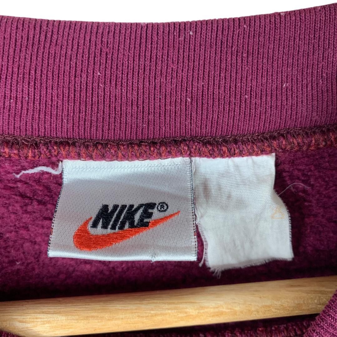 Nike × Vintage Vintage NIKE big swoosh sweatshirt Size US L / EU 52-54 / 3 - 3 Thumbnail