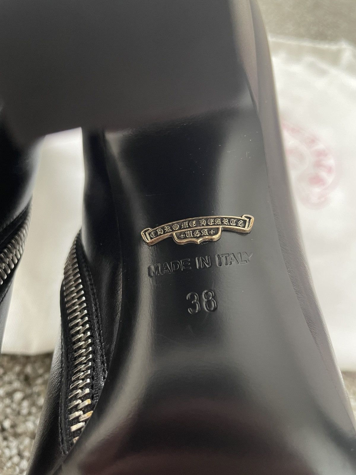 Chrome Hearts Chrome Hearts Sugar Jones High Heel Mid Boots Size US 8 / IT 38 - 9 Thumbnail