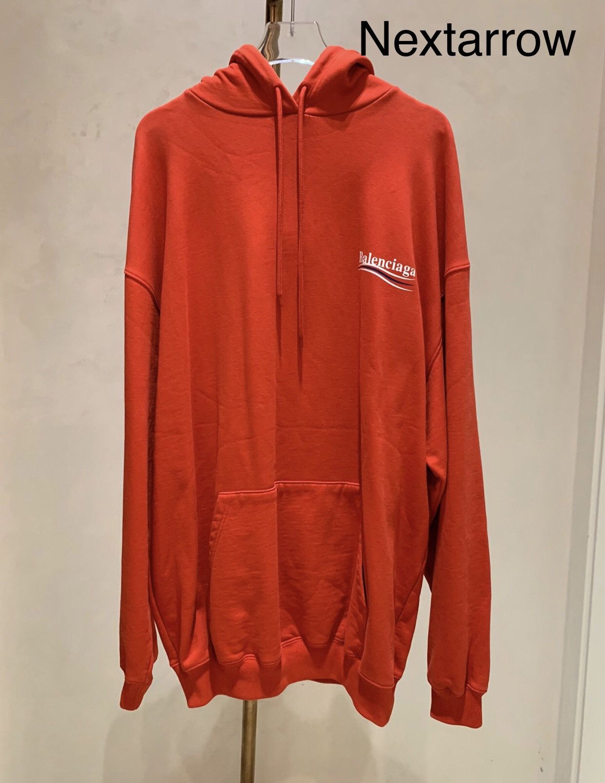 Balenciaga Balenciaga letter wave print loose hooded sweatshirt2412- Size US S / EU 44-46 / 1 - 1 Thumbnail