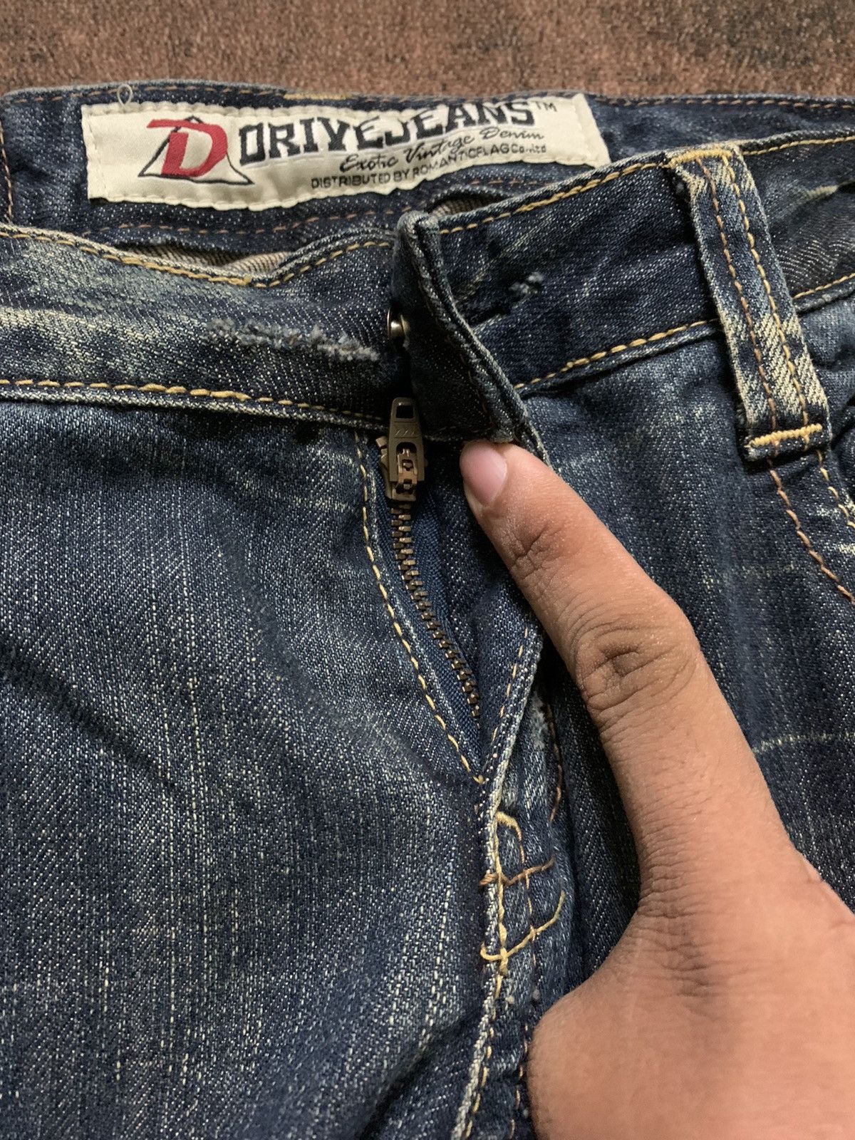 Designer × If Six Was Nine × Le Grande Bleu (L.G.B.) SUPER FLARE low rise drive jeans Size 30" / US 8 / IT 44 - 6 Thumbnail