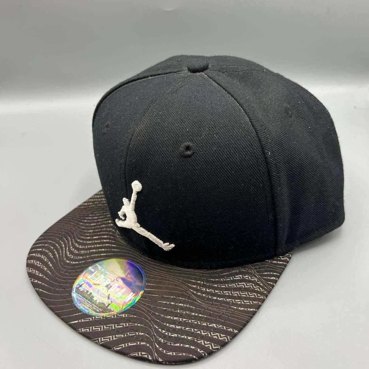 Jordan Brand Air Jordan Hat Men Black Embroidered Logo Jumpman Snap Back Size ONE SIZE - 7 Thumbnail