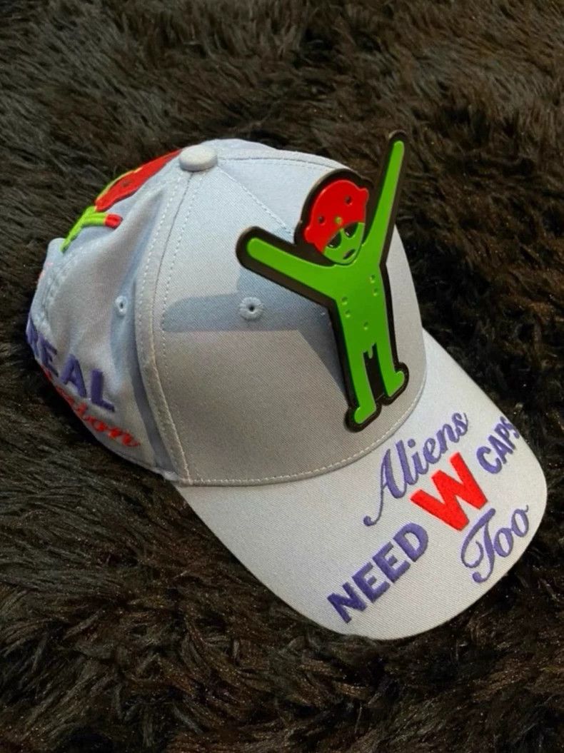 Walter Van Beirendonck walter van beirendonck Alien hat, cap, blue Size ONE SIZE - 2 Thumbnail