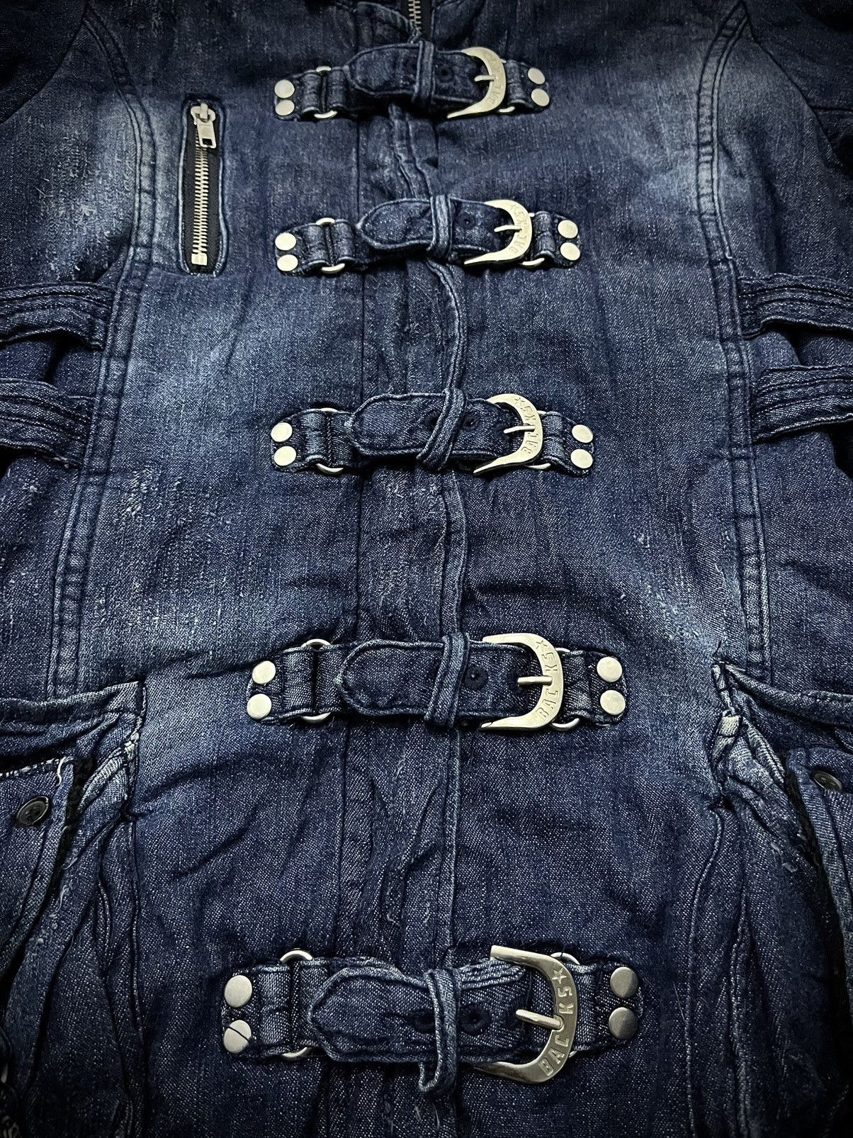 Japanese Brand Vintage Backs Bono Gothic Bondage Retro Fur Hooded Jacket Size US M / EU 48-50 / 2 - 7 Thumbnail
