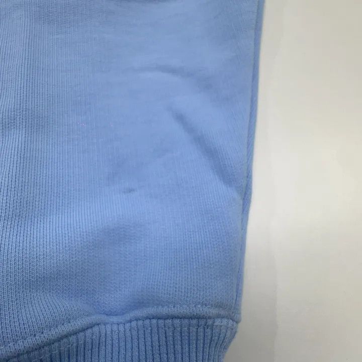AMI AMIPARIS Sky Blue Heart Embroidered Sweatshirt -2507 Size US XS / EU 42 / 0 - 9 Thumbnail