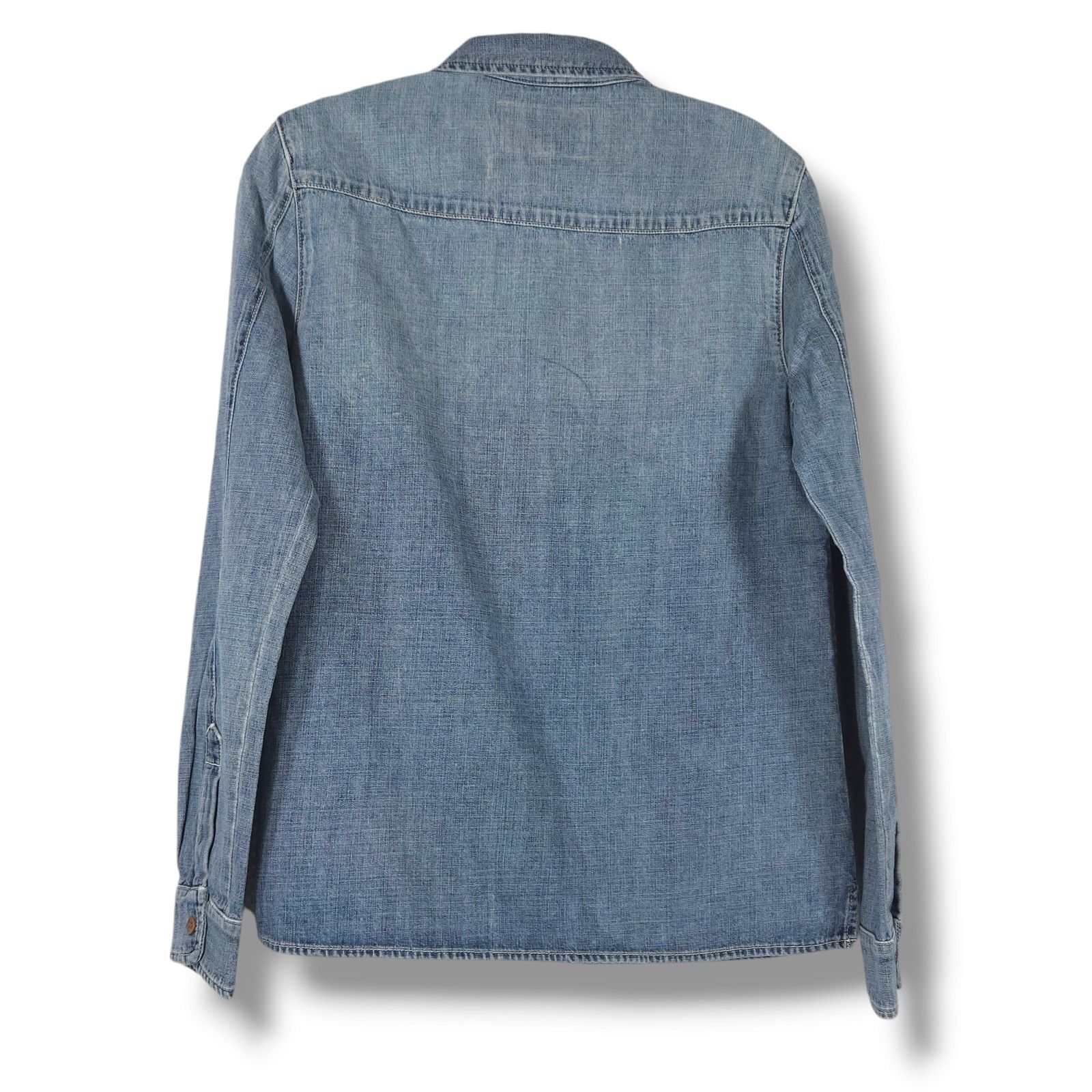 AG Adriano Goldschmied NWT Daily Blue Adriano Goldschmied Birdie Jean Shirt Sz. S Size S / US 4 / IT 40 - 3 Thumbnail