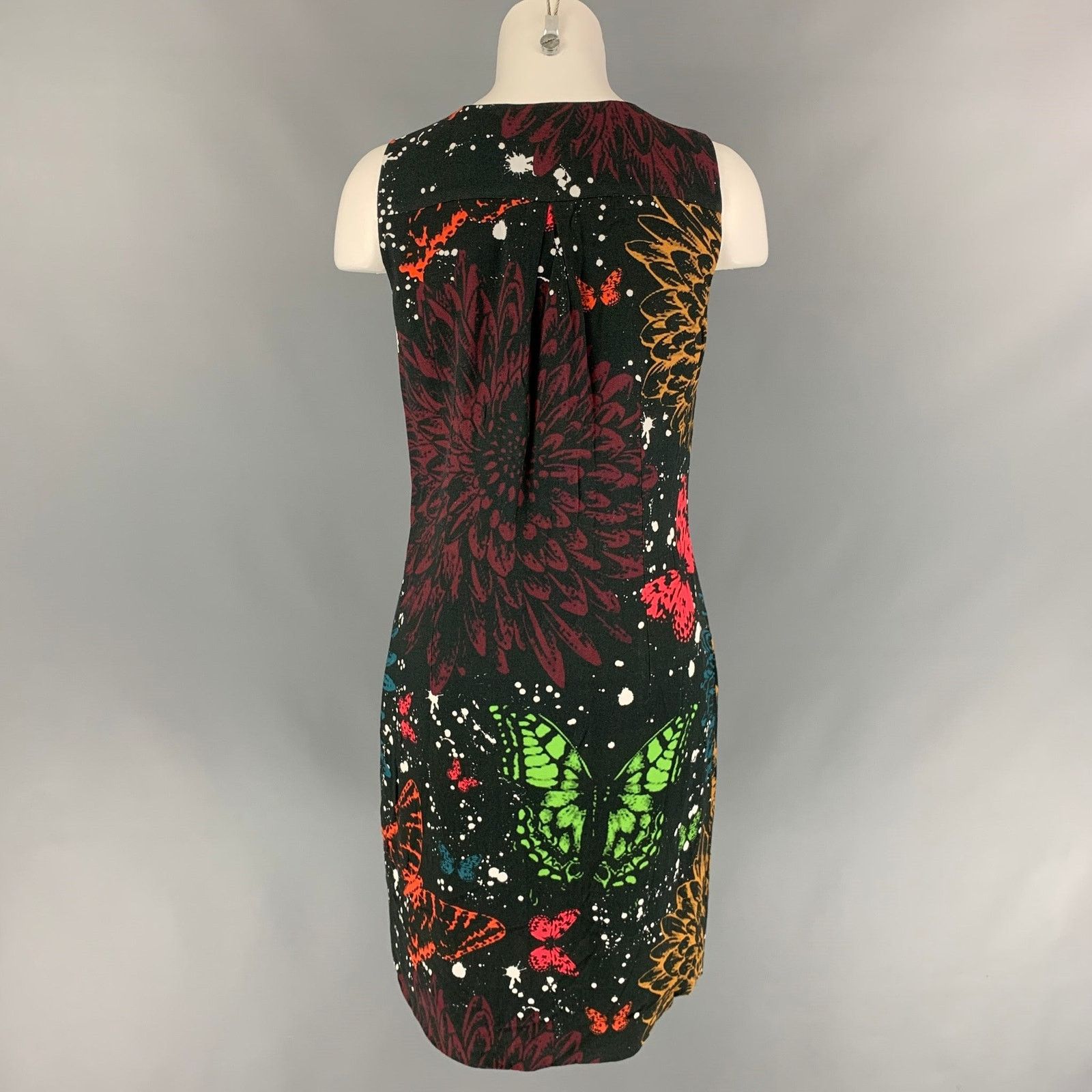 John Richmond JOHN RICHMOND Size 6 Multi-Color Print Viscose Shift Dress Size M / US 6-8 / IT 42-44 - 4 Thumbnail