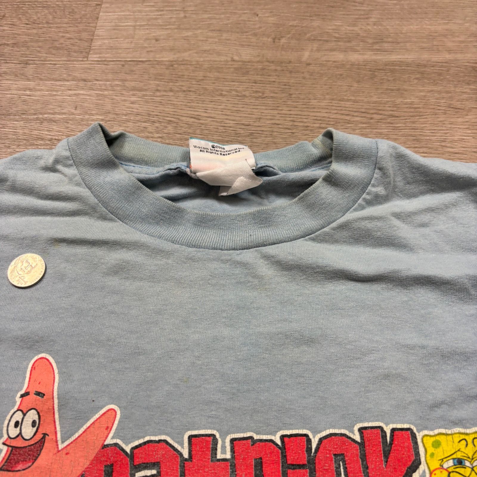 Other Vintage 2002 Spongebob Squarepants Patrick Promo T Shirt L Size US L / EU 52-54 / 3 - 9 Thumbnail