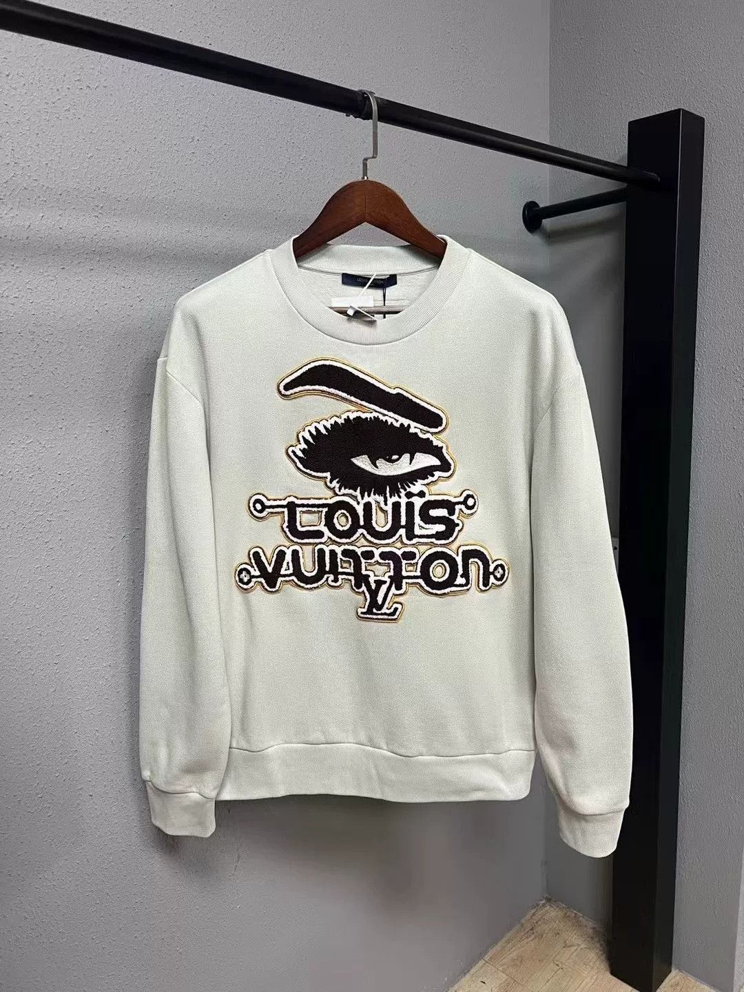 Louis Vuitton LV Glasses Embroidery Sweatshirt Size US L / EU 52-54 / 3 - 1 Thumbnail