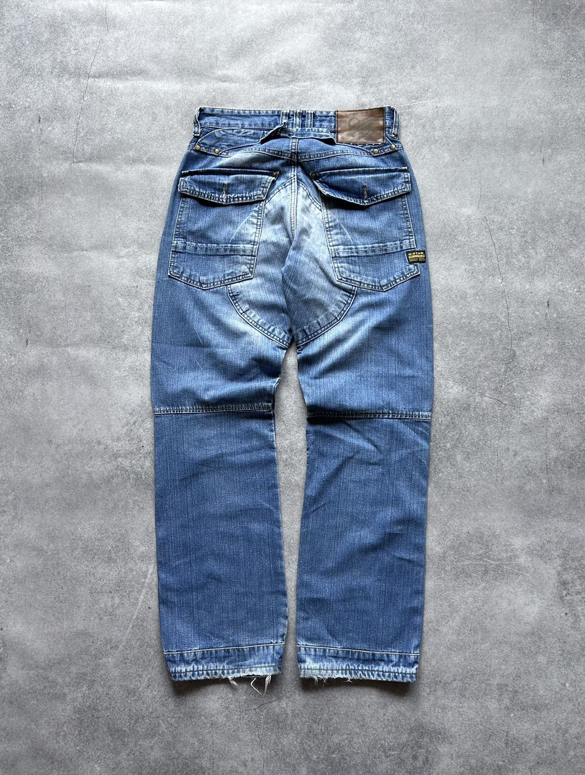 G-Star × Vintage Vintage G star Raw elwood96 denim biker jeans y2k Size US 32 / EU 48 - 1 Thumbnail