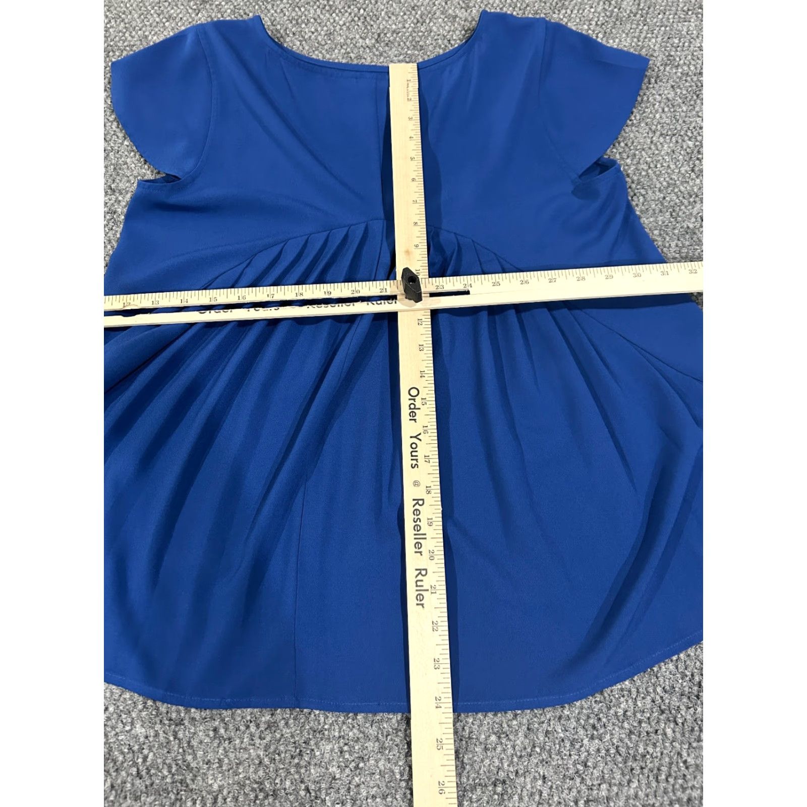 Soft Surroundings Soft Surroundings Blouse Womens PS Petite Small Blue Tunic Stretch Short Sleeve Round Neck Pullover Knit Polyester Spandex Casual Sequin No Size S / US 4 / IT 40 - 7 Thumbnail