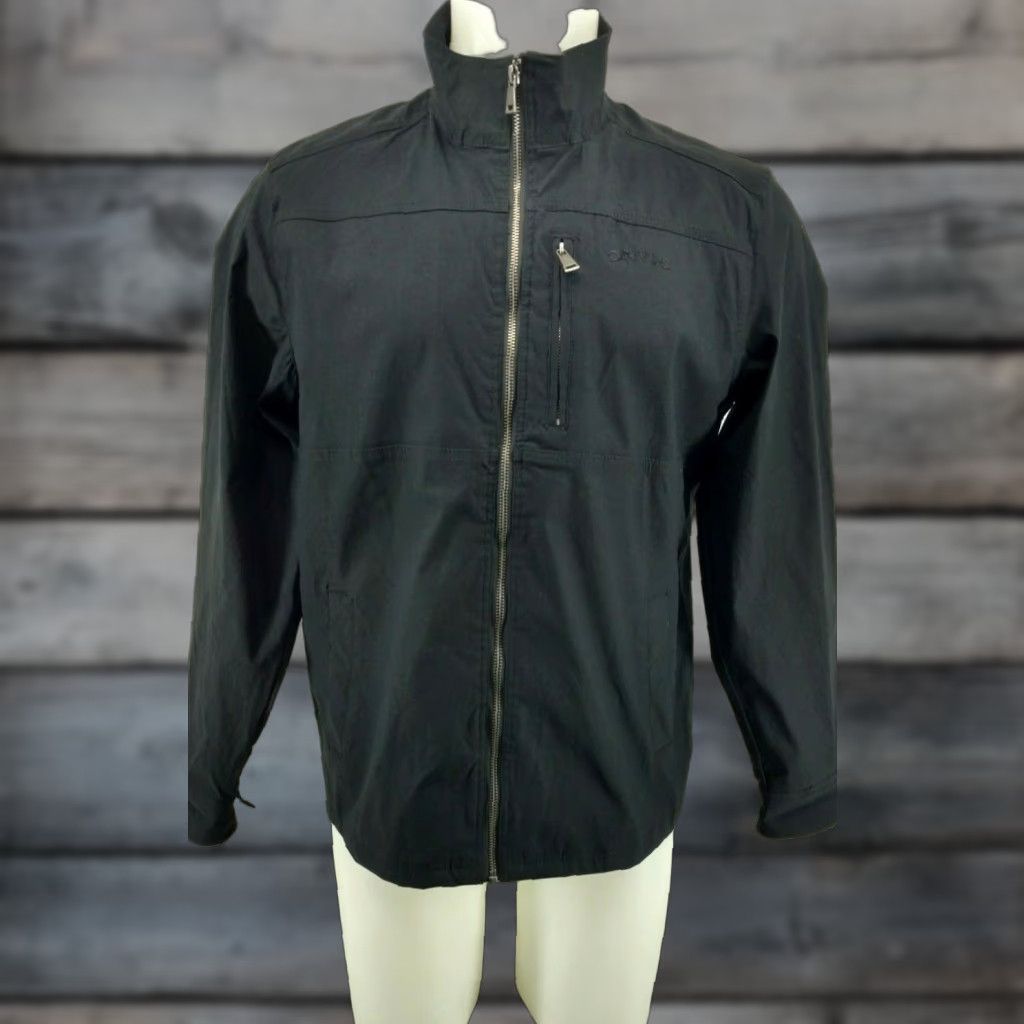 Orvis ORVIS Lightweight Water Resistant Men's Black Jacket Size Medium Nylon Zippered Jacket Size US M / EU 48-50 / 2 - 1 Thumbnail