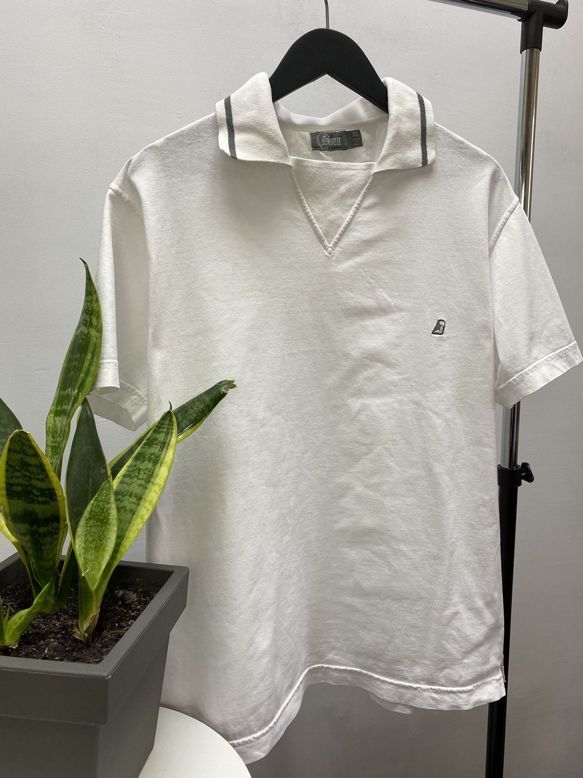 Boneville × Stone Island × Vintage Vintage Boneville Massimo Osti Polo Rare Streetwear Size XL Size US XL / EU 56 / 4 - 3 Thumbnail
