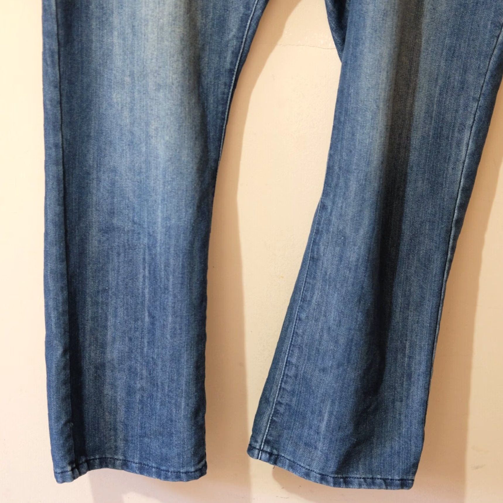 Denime Nostic Jeans Men 48x33 Blue Denim Cotton/Poly Straight Leg Regular Size 48 Inseam 31.5" Belt Loops Jeans #p81-6 Mens Size US 32 / EU 48 - 3 Thumbnail