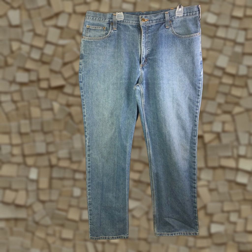 Carhartt Carhartt Jeans Mens 40x32 Medium Wash Mid Rise Straight Leg Blue Denim Fathers, etc Size US 40 / EU 56 - 1 Thumbnail