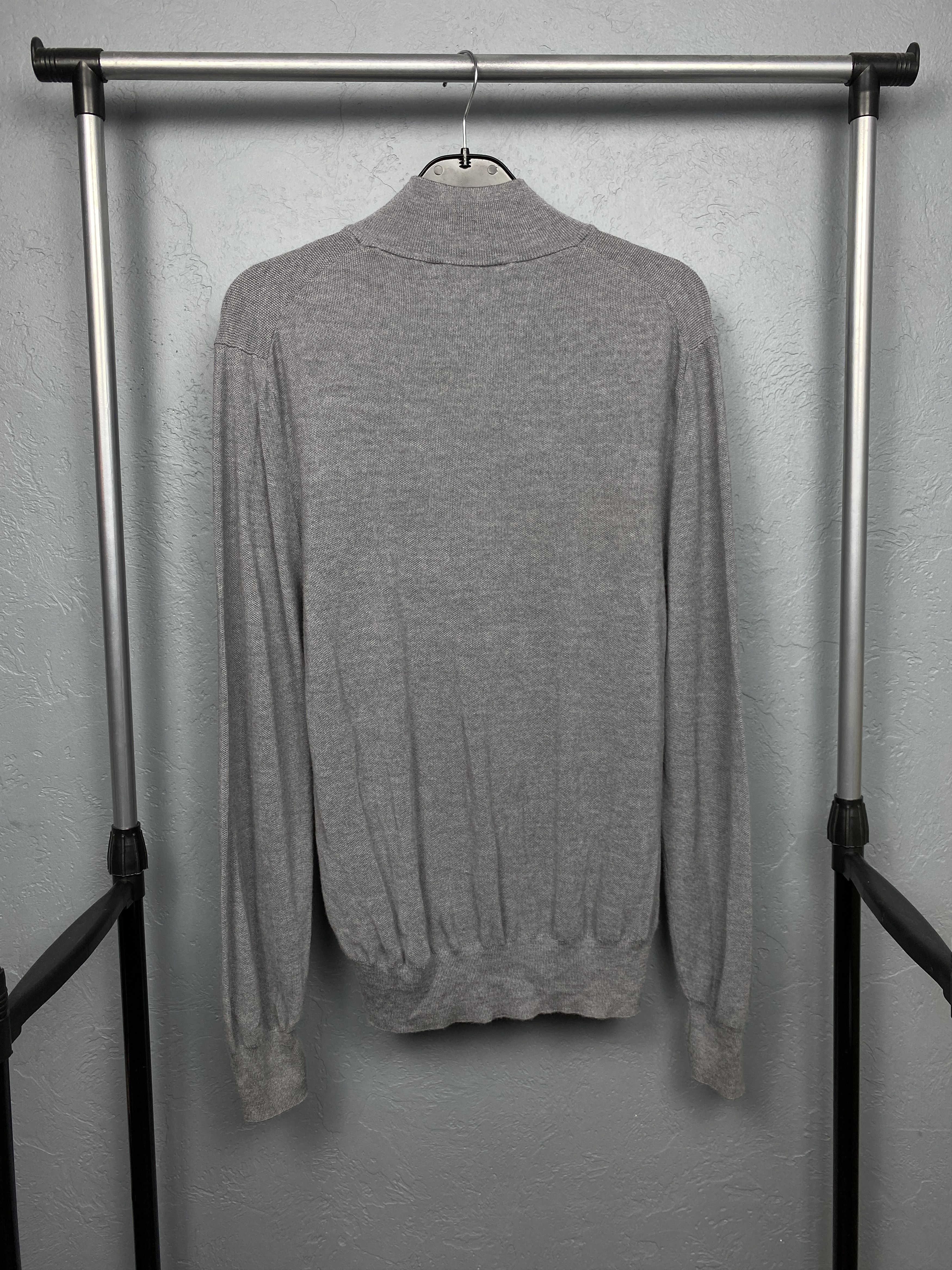 Brooks Brothers Brooks Brothers Mens 1\4 Zip Merino Wool Knit Sweater Size US L / EU 52-54 / 3 - 6 Thumbnail