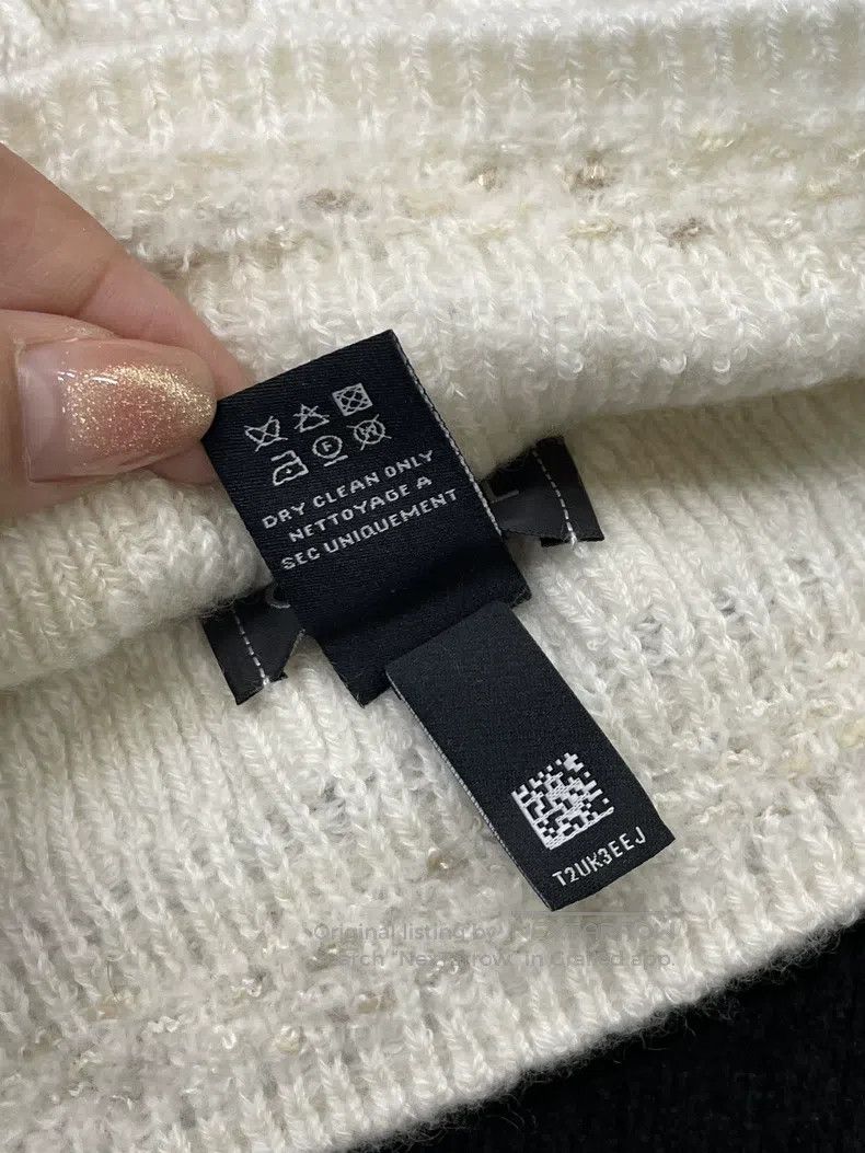 Chanel Chanel 26C new white cashmere knitted cold hat Size ONE SIZE - 6 Thumbnail