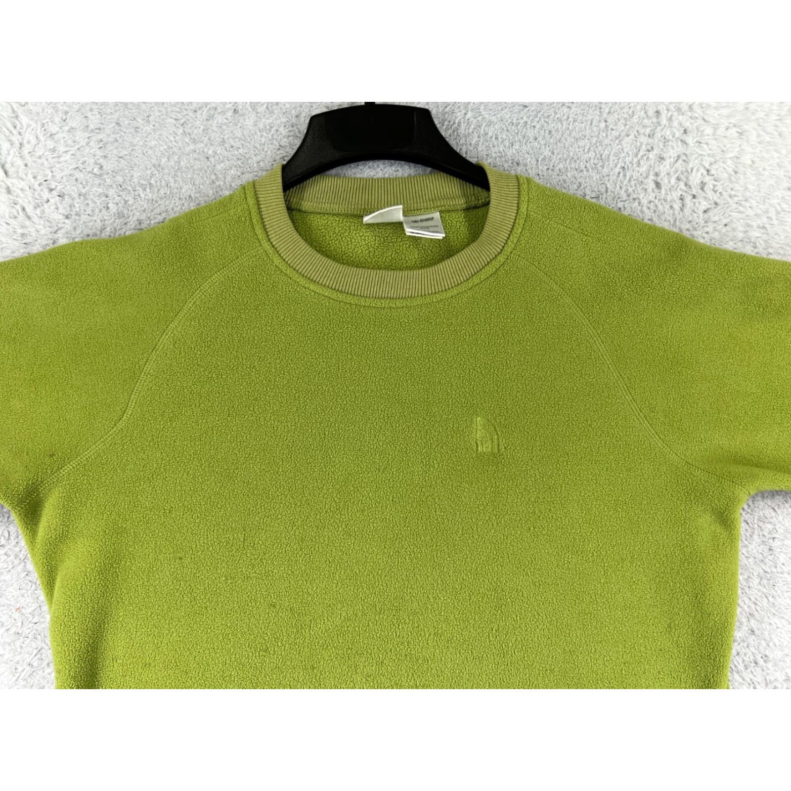 The North Face The North Face Sweater Womens Extra Large Green Crop 100% Polyester Fleece Size XL / US 12-14 / IT 48-50 - 6 Thumbnail
