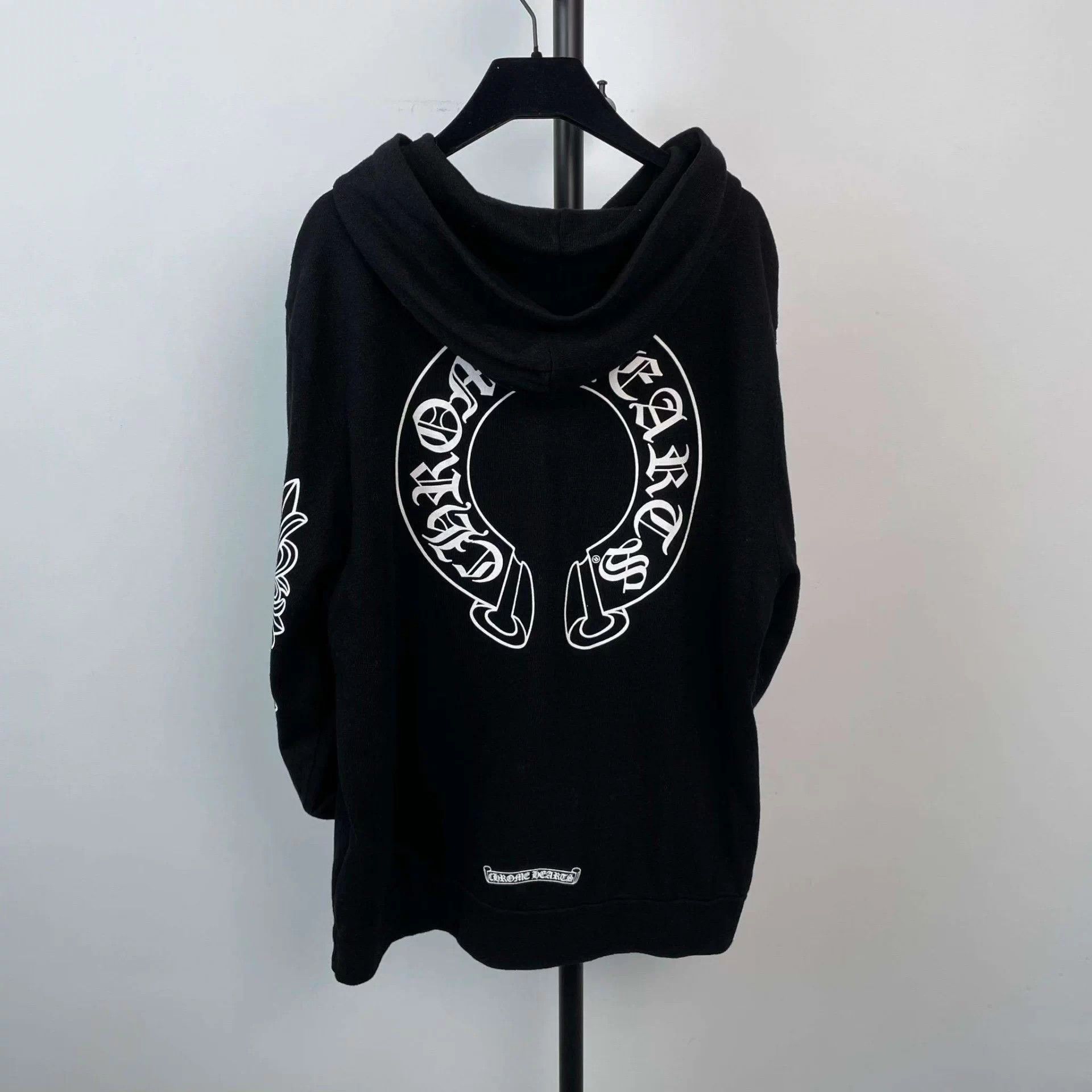 Chrome Hearts Chrome Hearts Black Kylin Arm Horseshoe Zip Hoodie Size US M / EU 48-50 / 2 - 2 Thumbnail