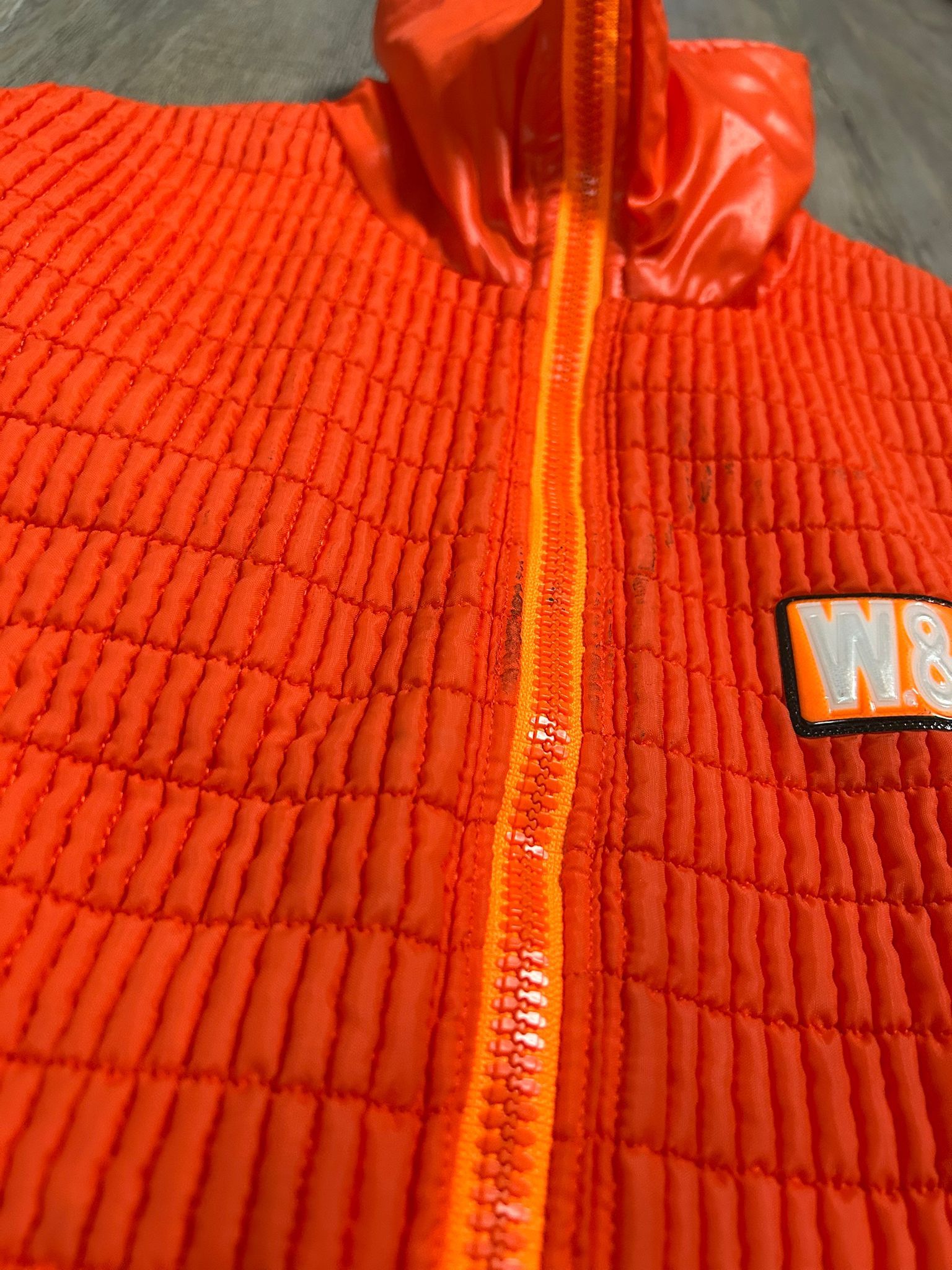 Walter Van Beirendonck Walter Van Beirendonck W&LT Quilted Vest Neon Orange Archive Size US M / EU 48-50 / 2 - 4 Thumbnail