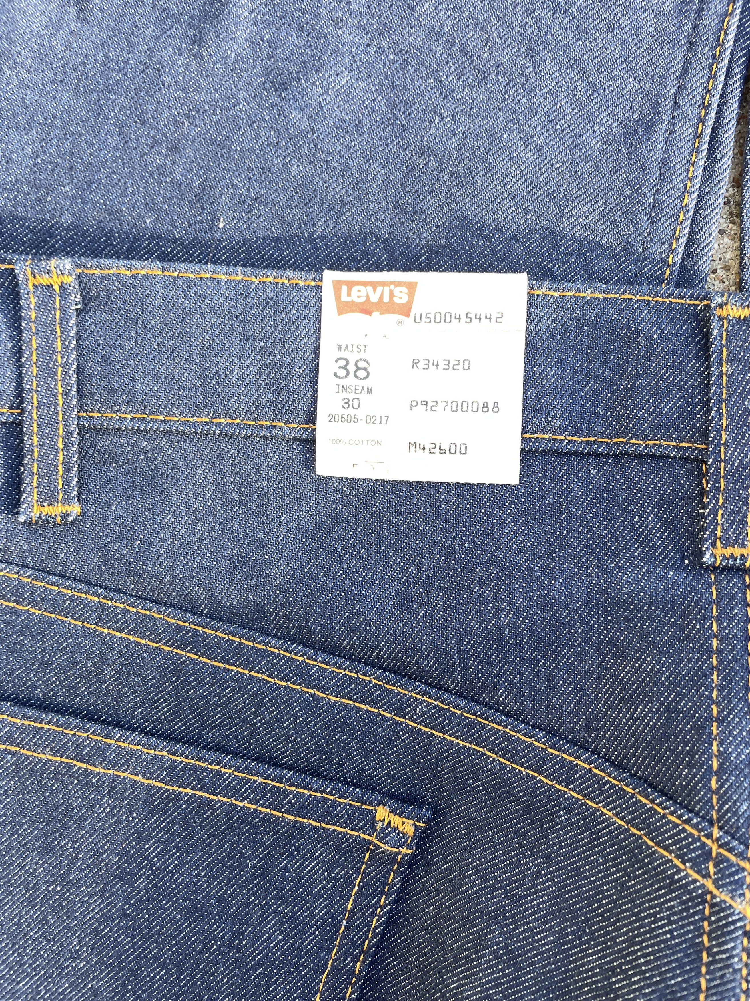 Levi's 🔥 LEVI'S® 505 Orange Tab Straight Leg Rigid / Raw Size US 38 / EU 54 - 5 Thumbnail