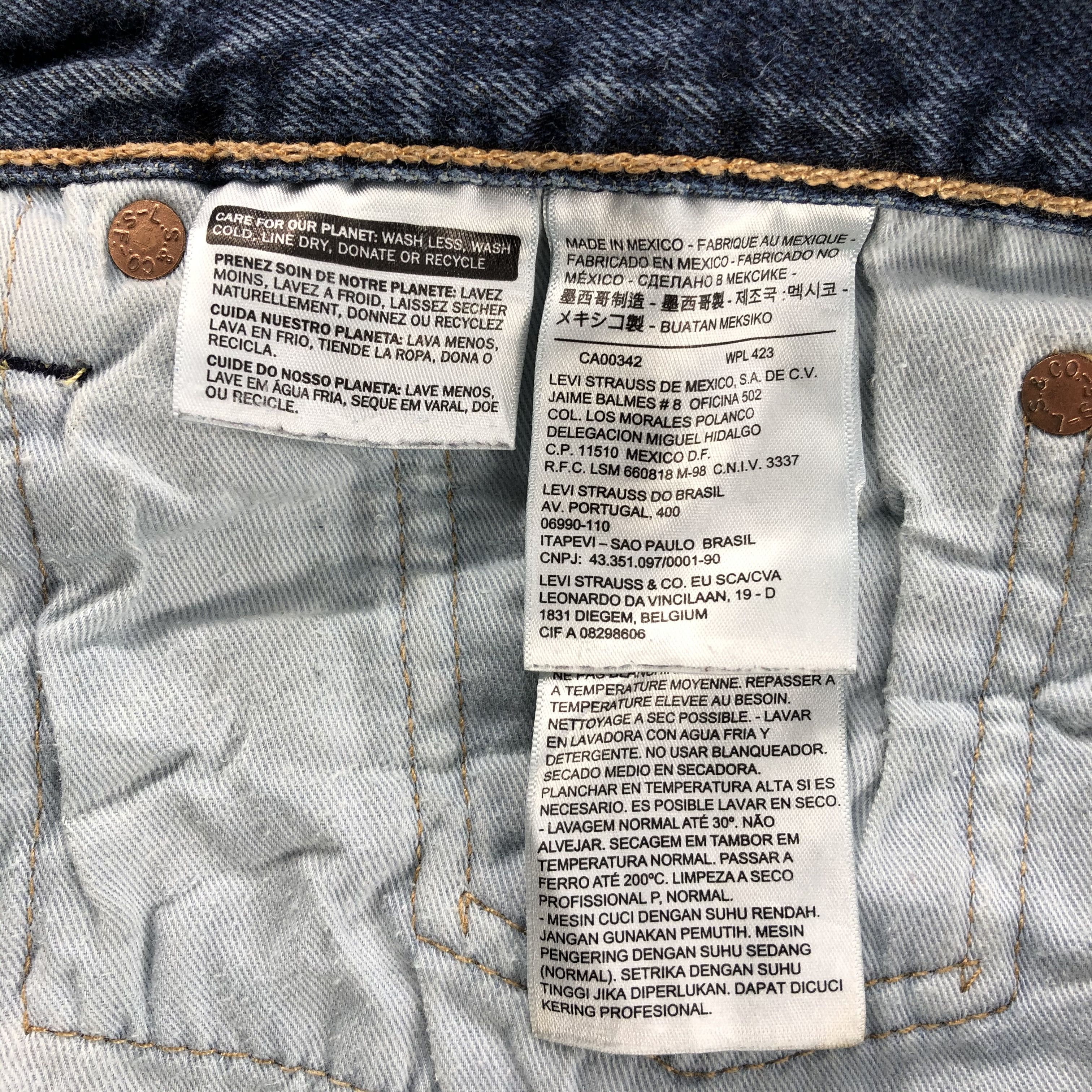 Levi's Vintage Levis 501 Jeans-JM1019 Size US 34 / EU 50 - 10 Thumbnail