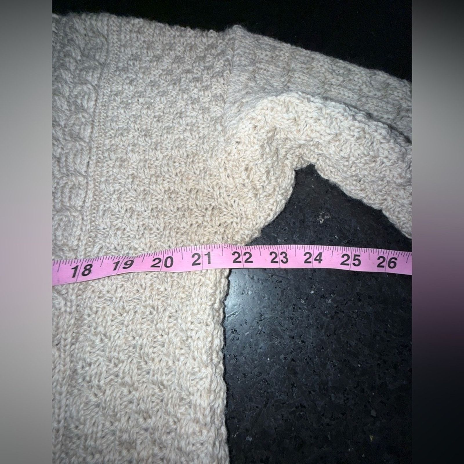 Other BLARNEY 100% MERINO IRISH WOOL IVORY BEIGE CABLE KNIT SZ MED Size M / US 6-8 / IT 42-44 - 9 Thumbnail