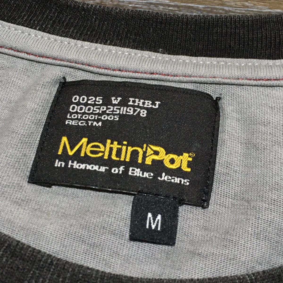Japanese Brand Vintage Y2K MELTIN’ POT 0958 Graffiti Logo Longsleeve Shirt Size US M / EU 48-50 / 2 - 6 Thumbnail