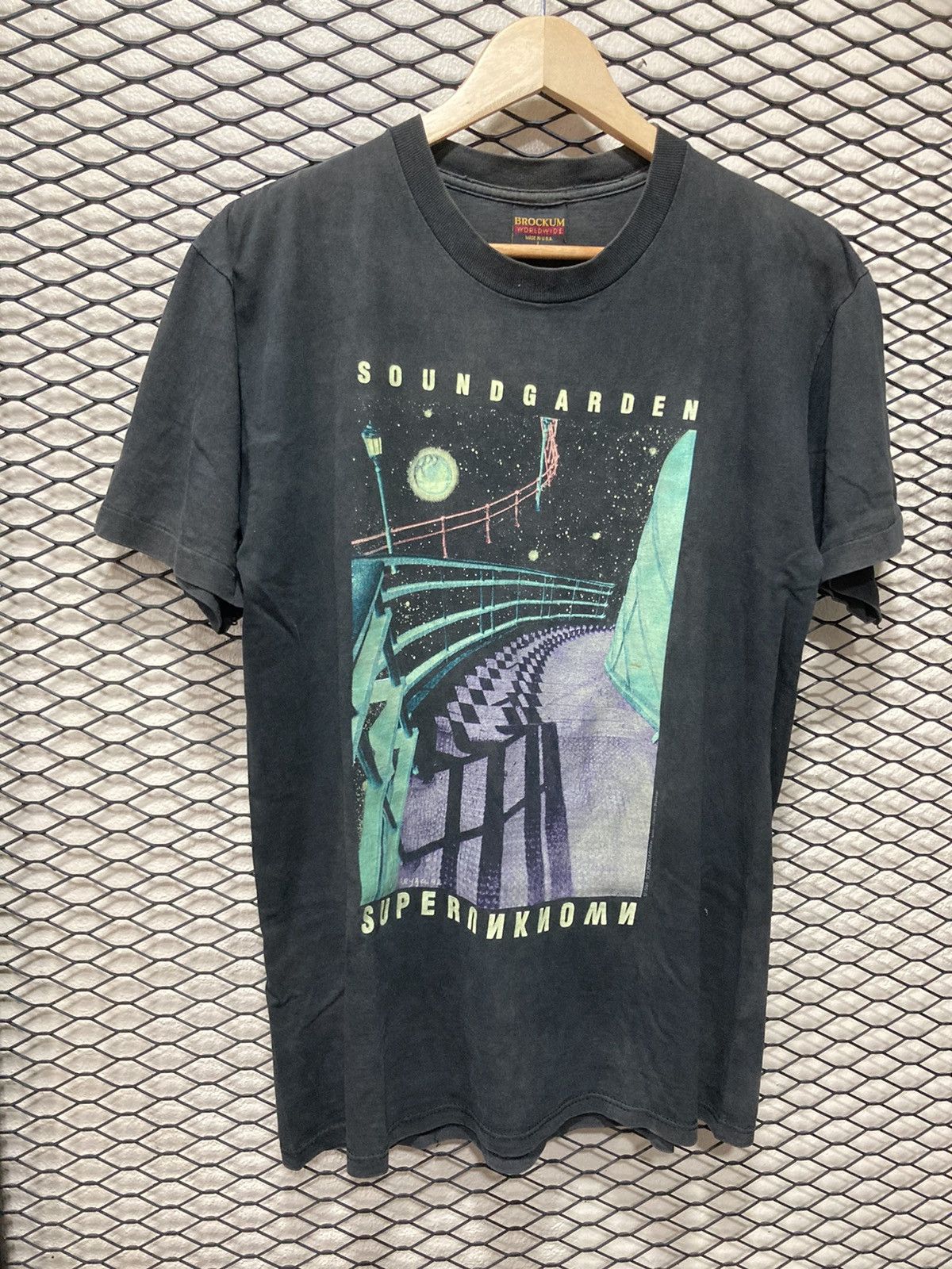 image of Brockum x Rock T Shirt Vintage 94's Superunknown 'soundgarden' in Black, Men's (Size Large)