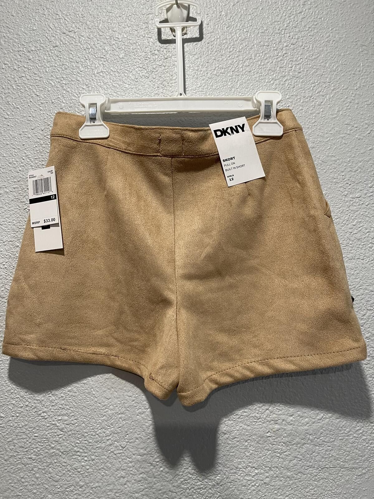 DKNY DKNY Beige Studded Button Front Shorts Skirt Size 12 Size 24" / US 00 / IT 34 - 3 Thumbnail