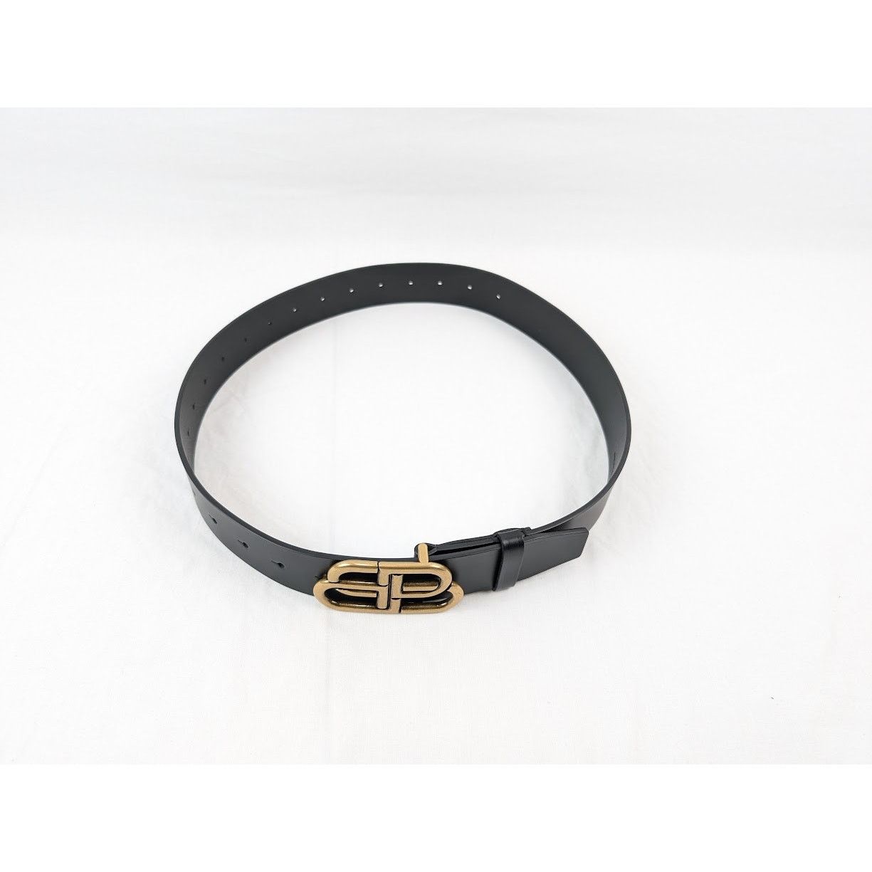 Balenciaga o1rshd1 Size: 85 / BB Extra Large Belt in Black Size 32 - 13 Thumbnail