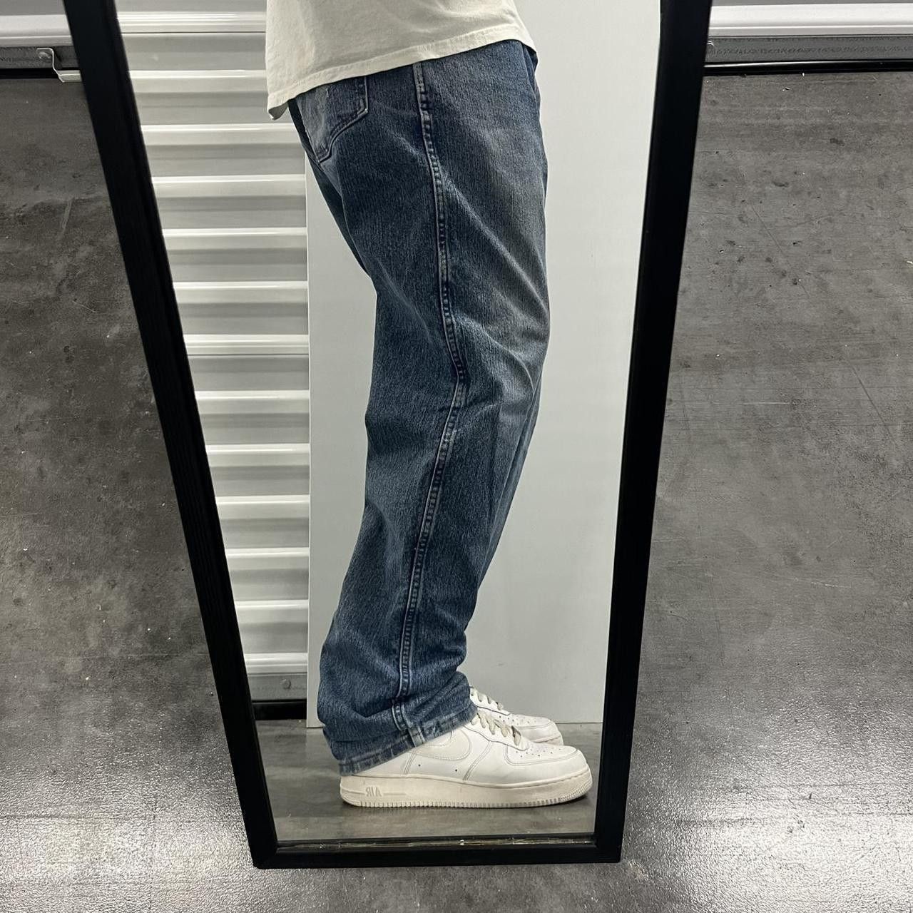 Vintage Crazy Vintage Y2K/2000s Baggy Skater Style Medium Wash Denim Jeans! Size US 38 / EU 54 - 2 Thumbnail