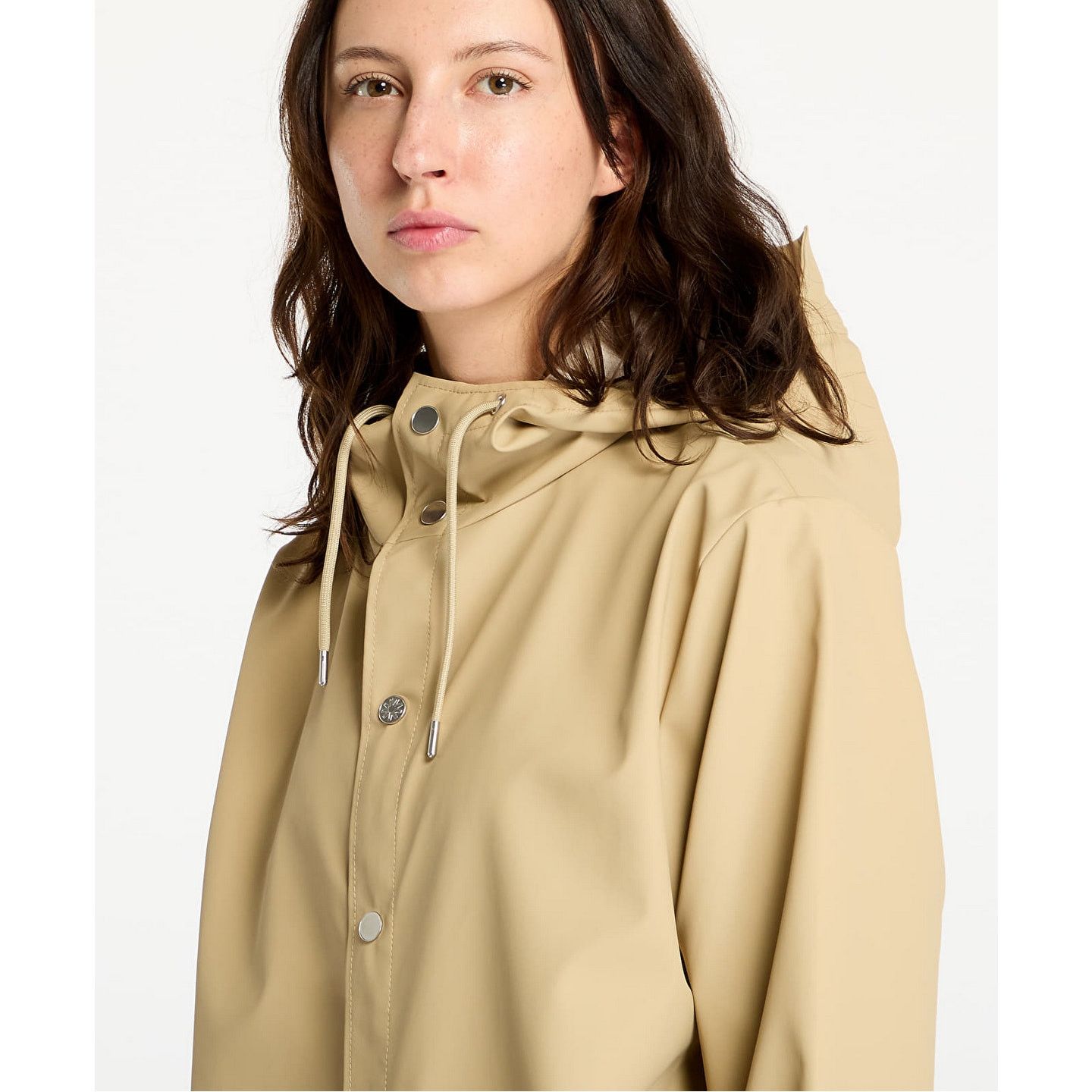 Rains Rains Waterproof Hooded Rain Jacket Dune Size L NWT Size L / US 10 / IT 46 - 3 Thumbnail