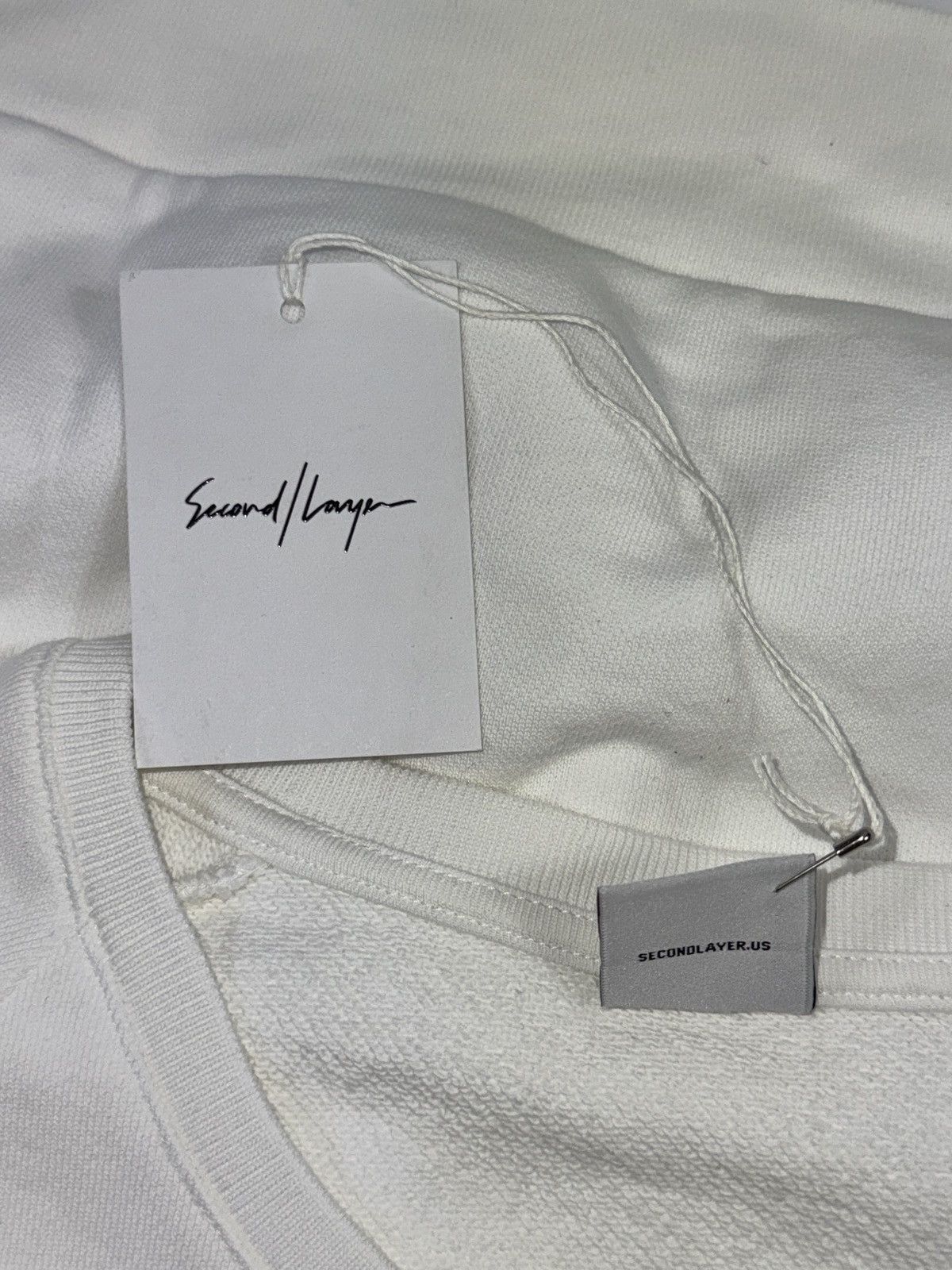 Second/Layer LOGO EMBROIDERED SWEATSHIRT Size US L / EU 52-54 / 3 - 4 Thumbnail