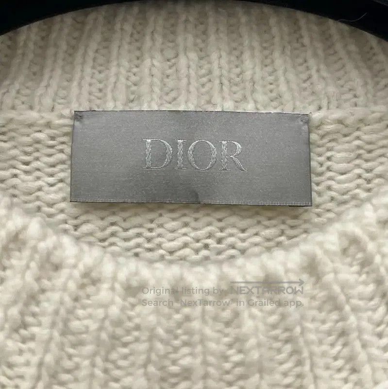 Other Dior Men's White Wool Pullover Sweater . Size US L / EU 52-54 / 3 - 6 Thumbnail