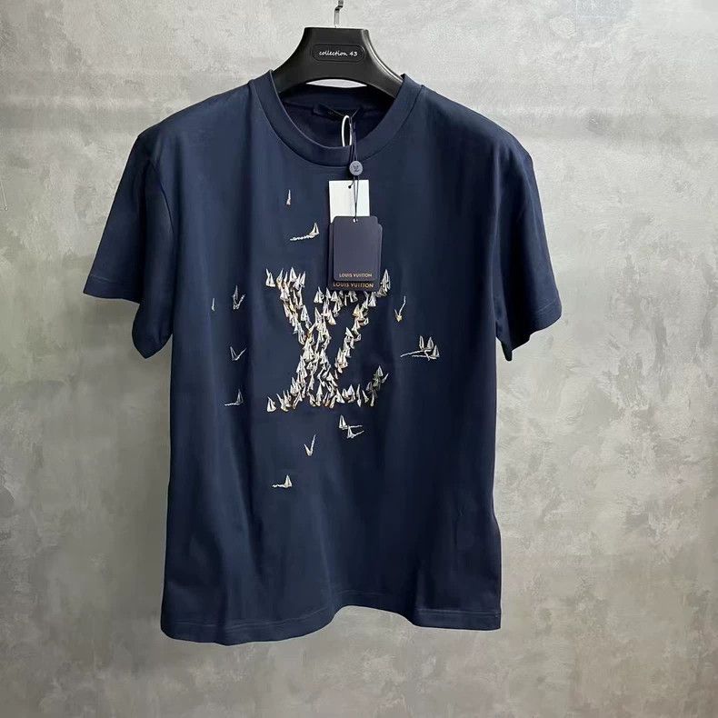 Louis Vuitton Louis Vuitton 25 Blue Pre-Fall Collection Jacquard Logo Ro Size US S / EU 44-46 / 1 - 1 Thumbnail
