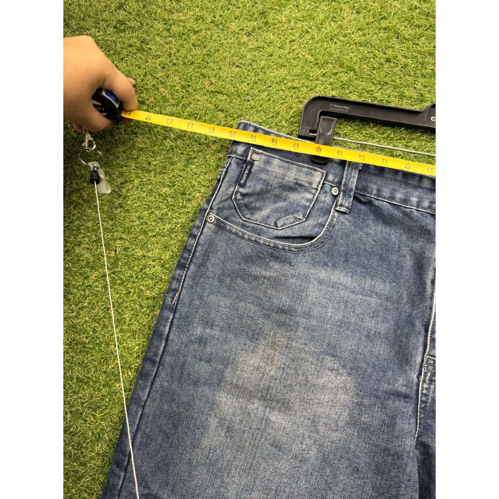 Ecko Unltd. Ecko Jeans Mens 38x30 Loose Fit Denim Y2K Grunge Baggy Skater Affliction 2000s Size US 38 / EU 54 - 6 Thumbnail